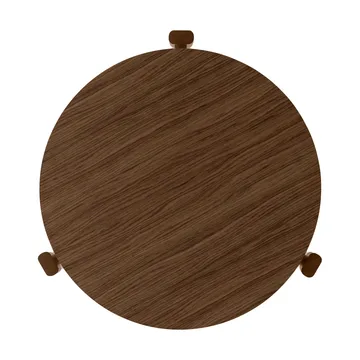 Tavolino Passage - Rovere tinto scuro, Ø50 cm - Audo Copenhagen