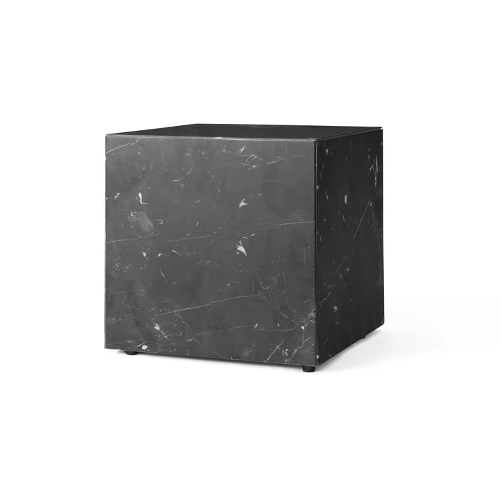 Tavolino Plinth - Nero, cubo - Audo Copenhagen