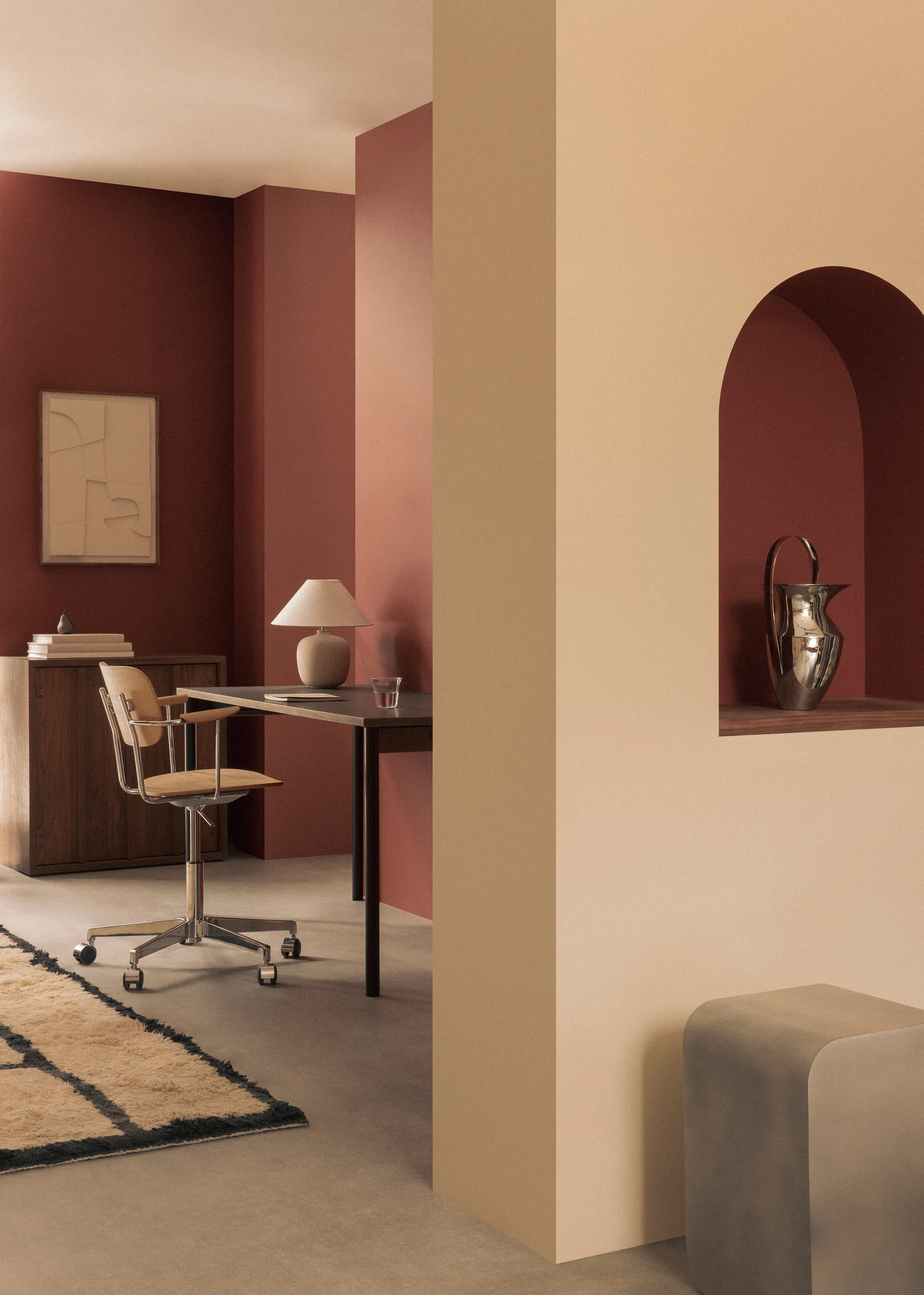 Tavolino Volume, Aluminium Audo Copenhagen