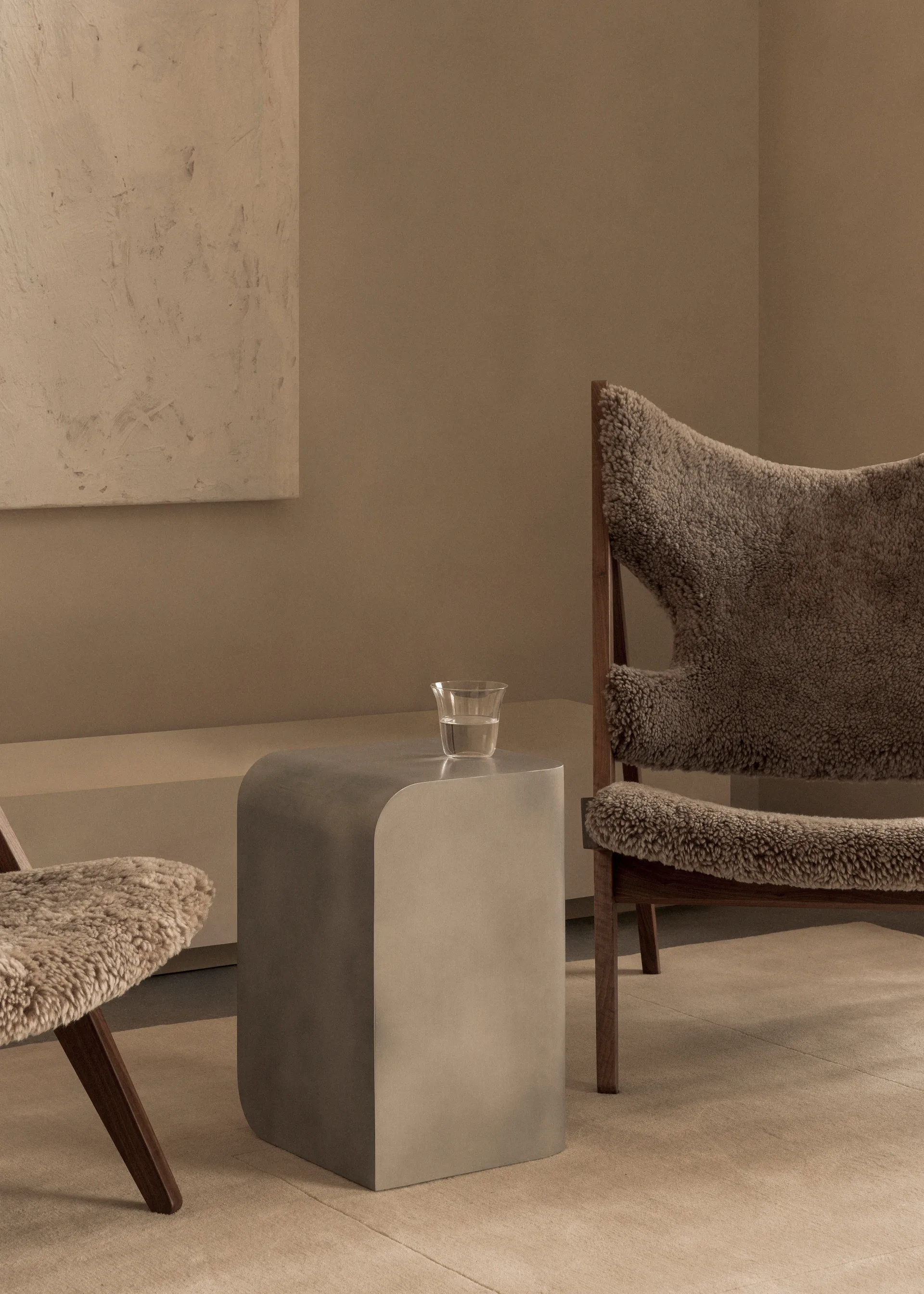 Tavolino Volume, Aluminium Audo Copenhagen