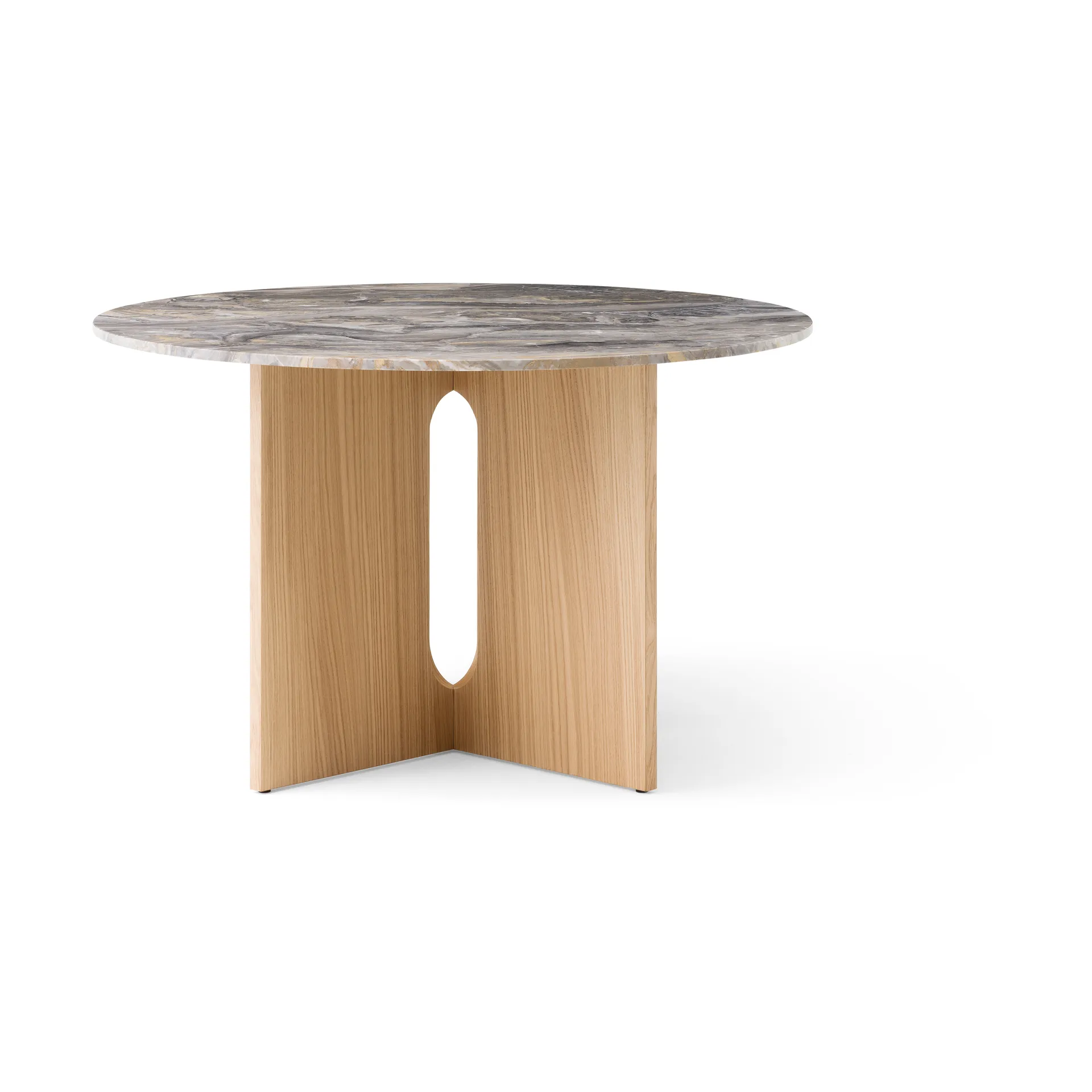 Tavolo da pranzo Androgyne, Grey galaxy-rovere non trattato Audo Copenhagen