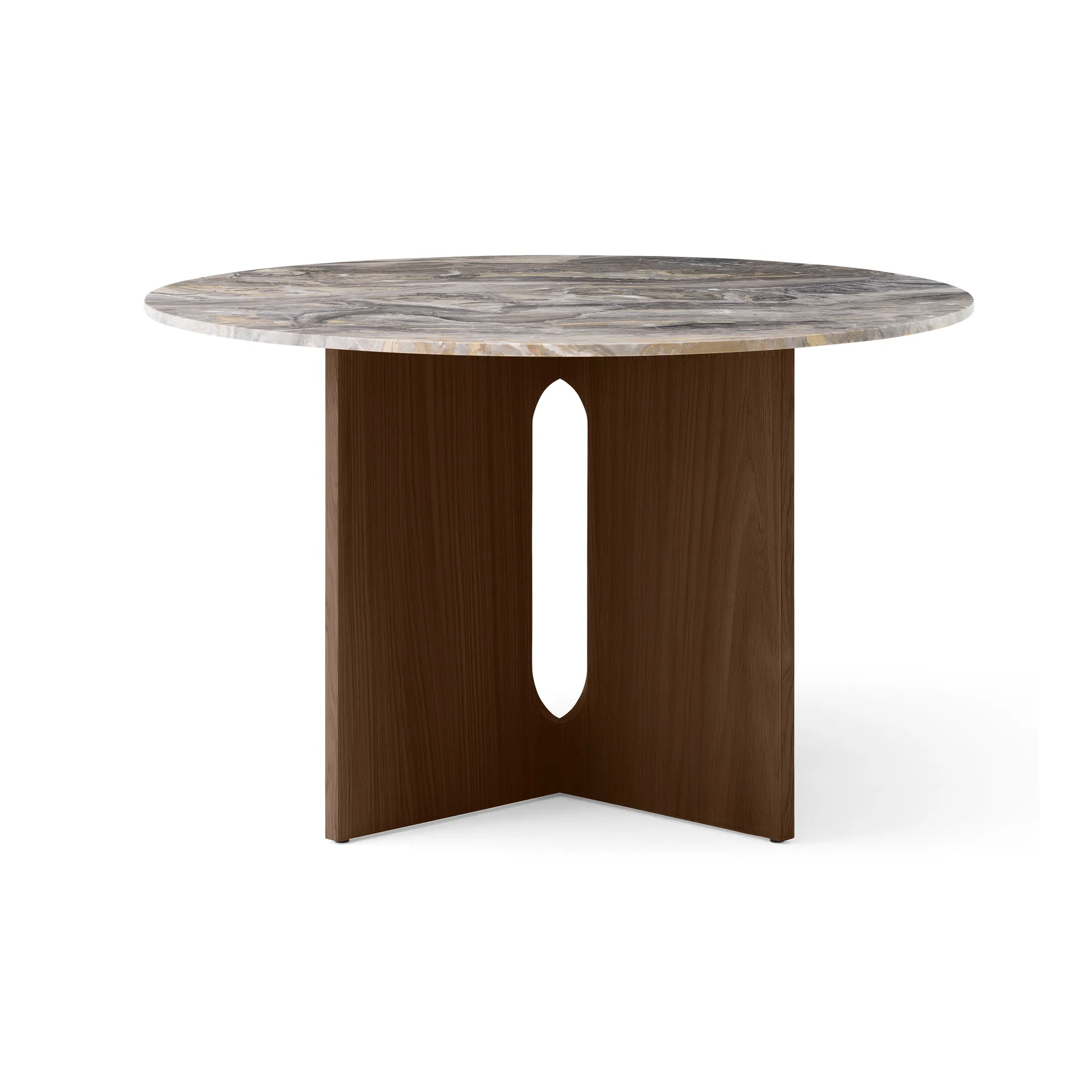 Tavolo da pranzo Androgyne, Grey galaxy-rovere scurito Audo Copenhagen