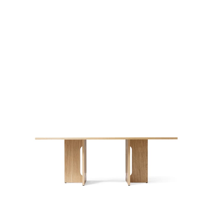 Tavolo da pranzo rettangolare Androgyne - Rovere naturale, 210x109 cm - Audo Copenhagen