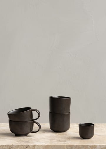 Tazza New Norm con manico 25 cl confezione da 2 - Dark glazed - Audo Copenhagen