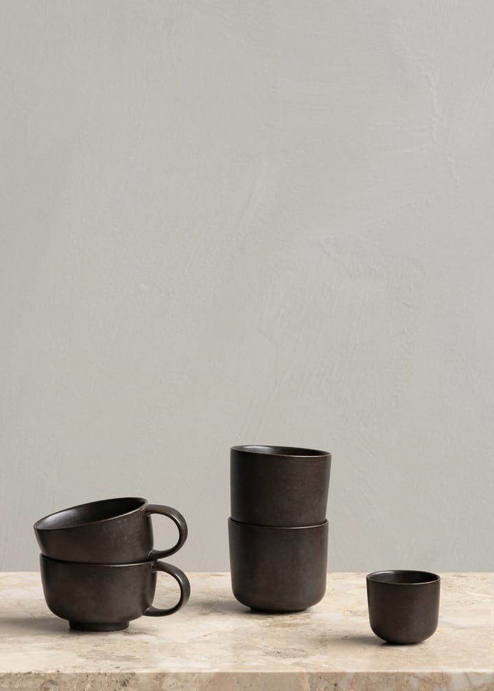 Tazza New Norm con manico 25 cl confezione da 2, Dark glazed Audo Copenhagen