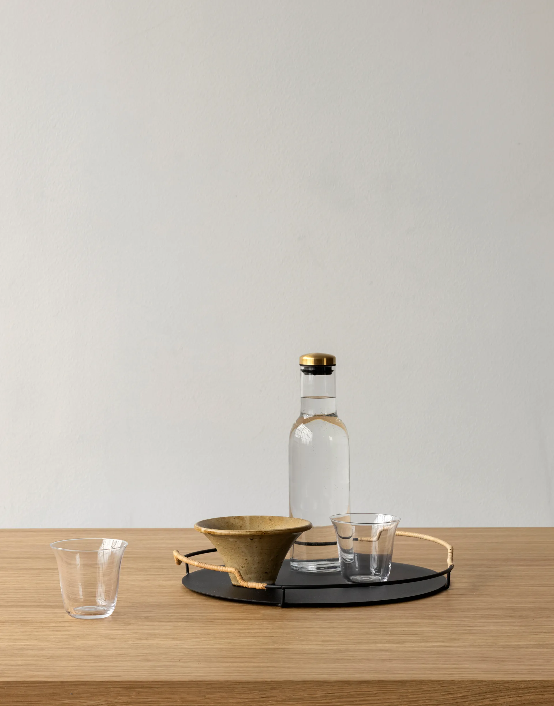 Vassoio Balcony Ø 36,5 cm, Nero Audo Copenhagen