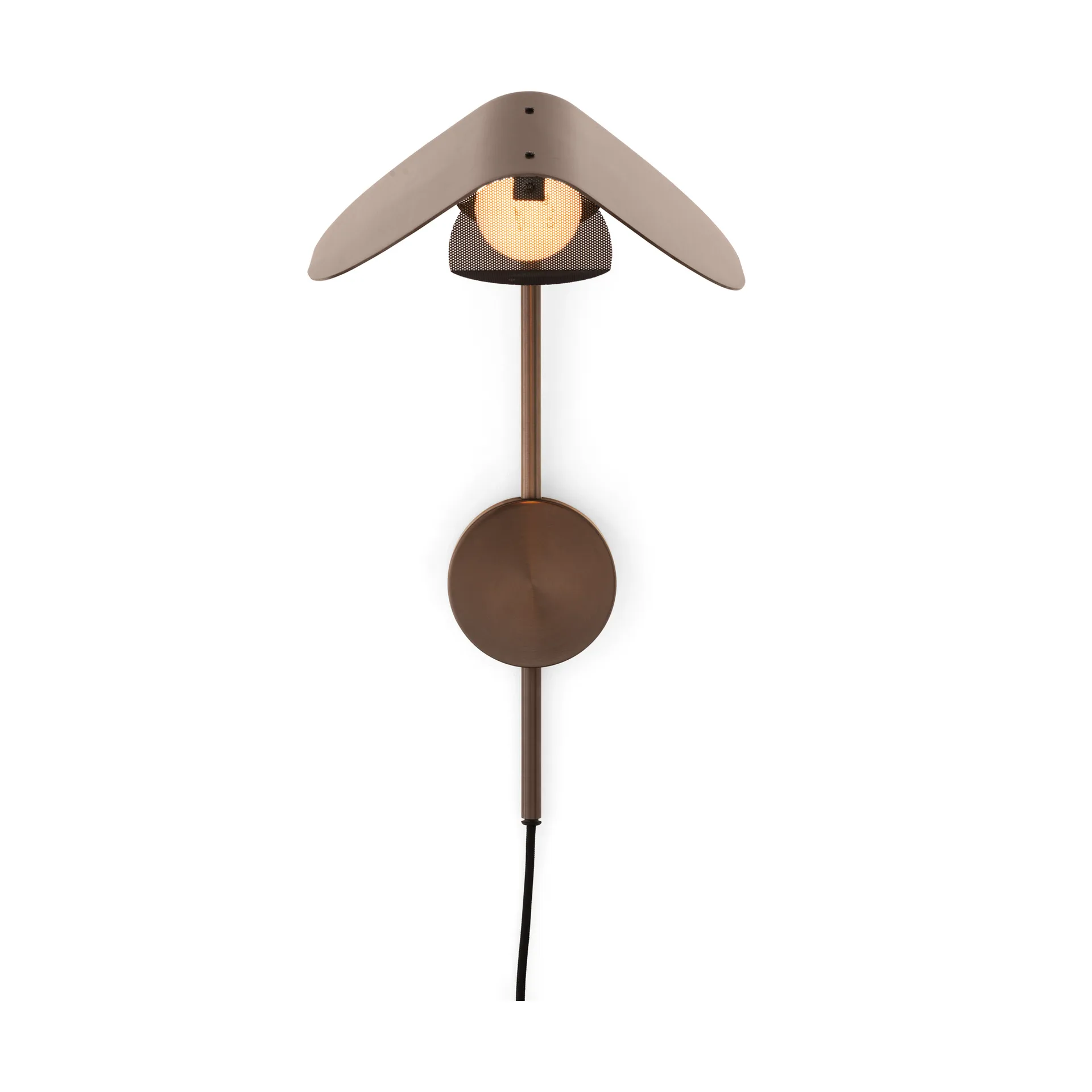 Wing applique da parete, Alluminio bronzato, 47 cm Audo Copenhagen