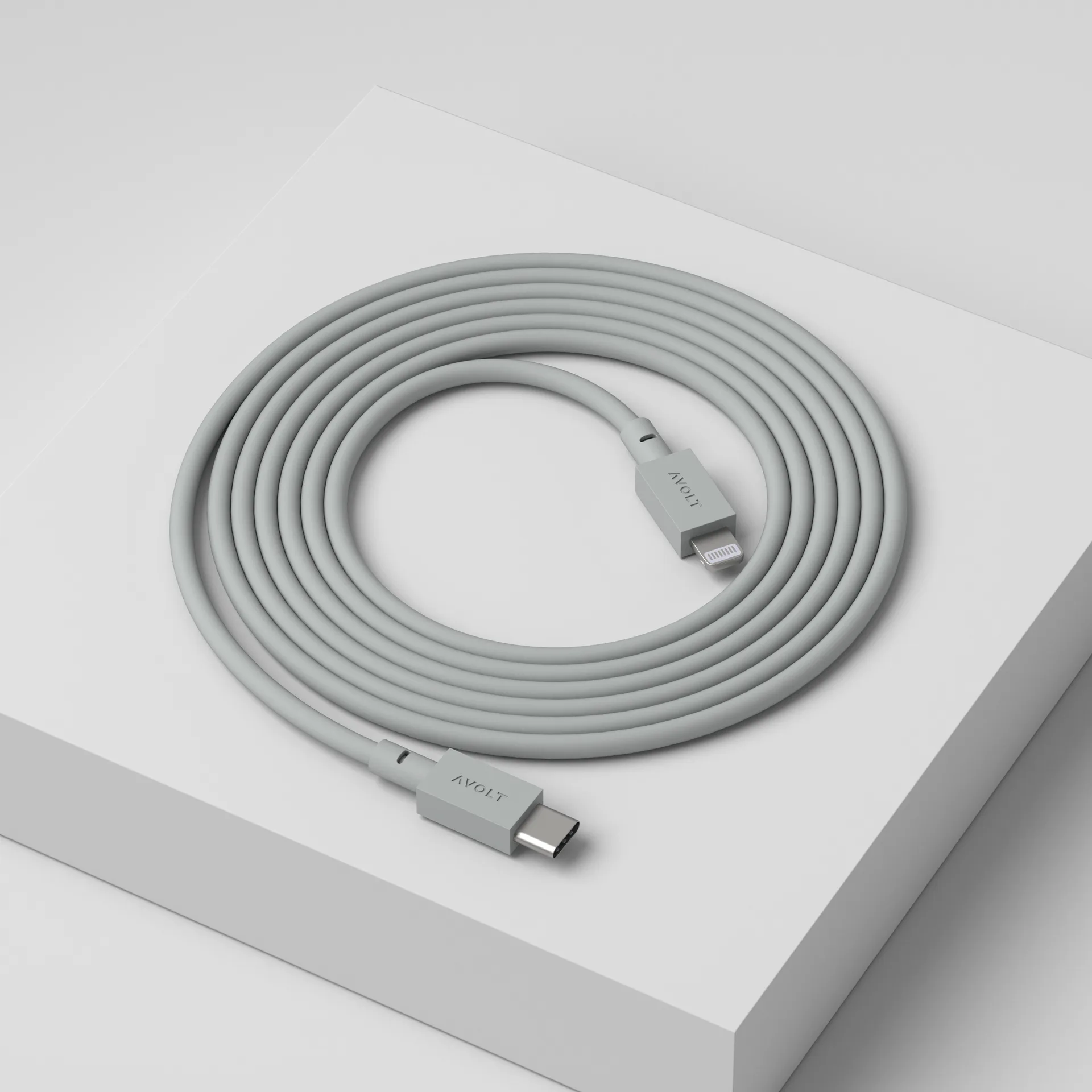 Cable 1 cavo di ricarica USB C a Lightning 2m, Gotland Gray Avolt