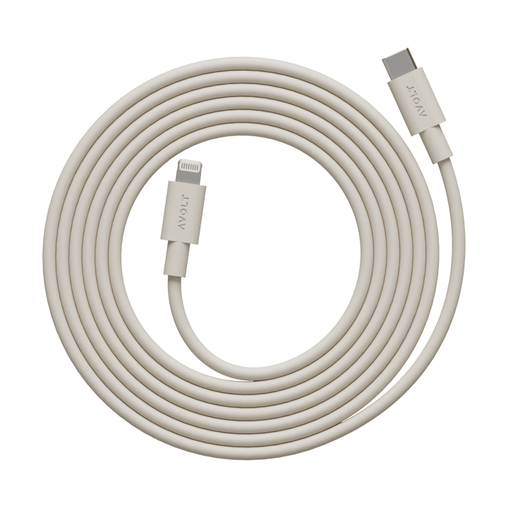 Cable 1 cavo di ricarica USB C a Lightning 2m - Nomad Sand - Avolt