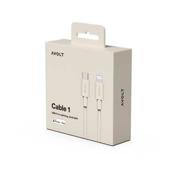 Cable 1 cavo di ricarica USB C a Lightning 2m - Nomad Sand - Avolt