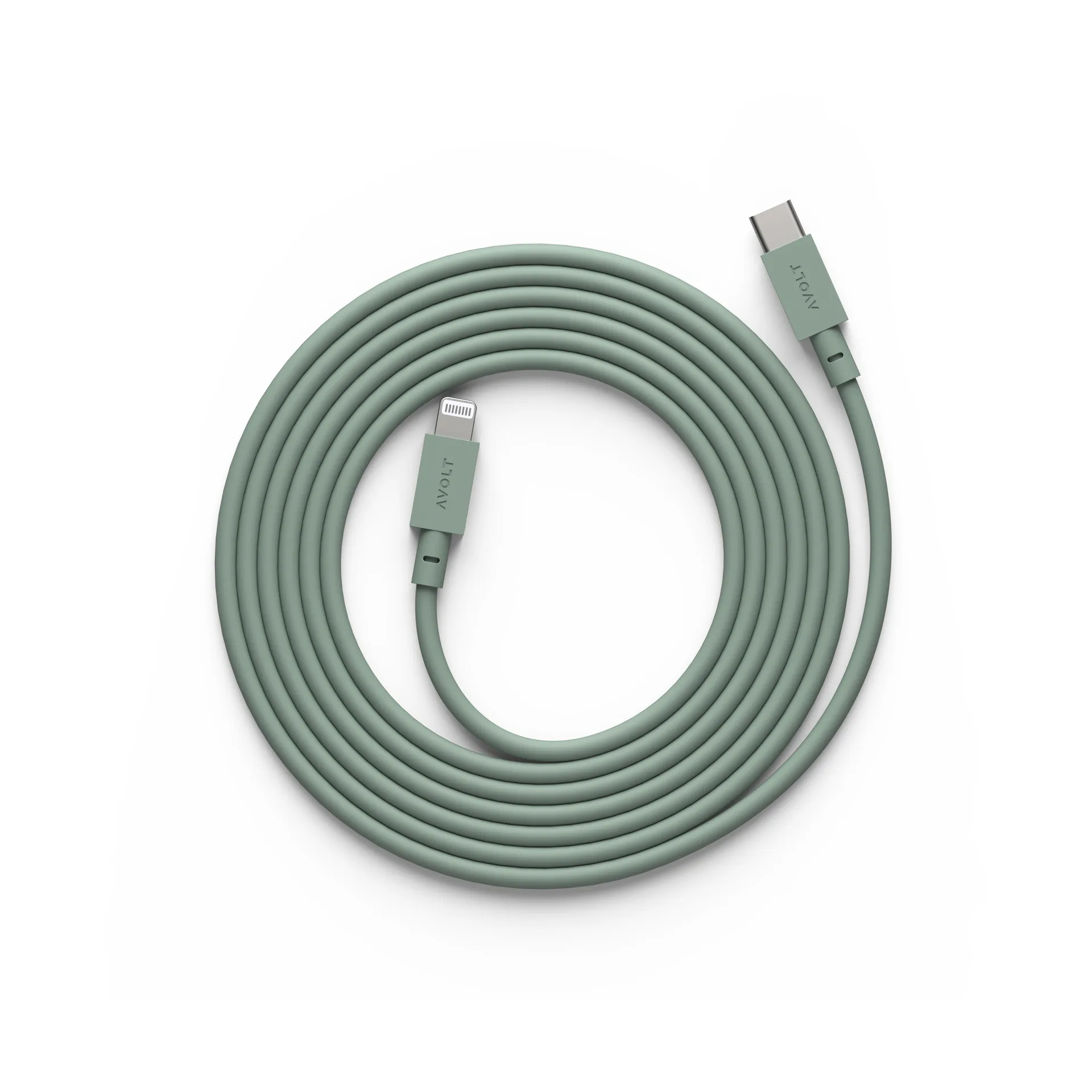 Cable 1 cavo di ricarica USB C a Lightning 2m, Oak Green Avolt