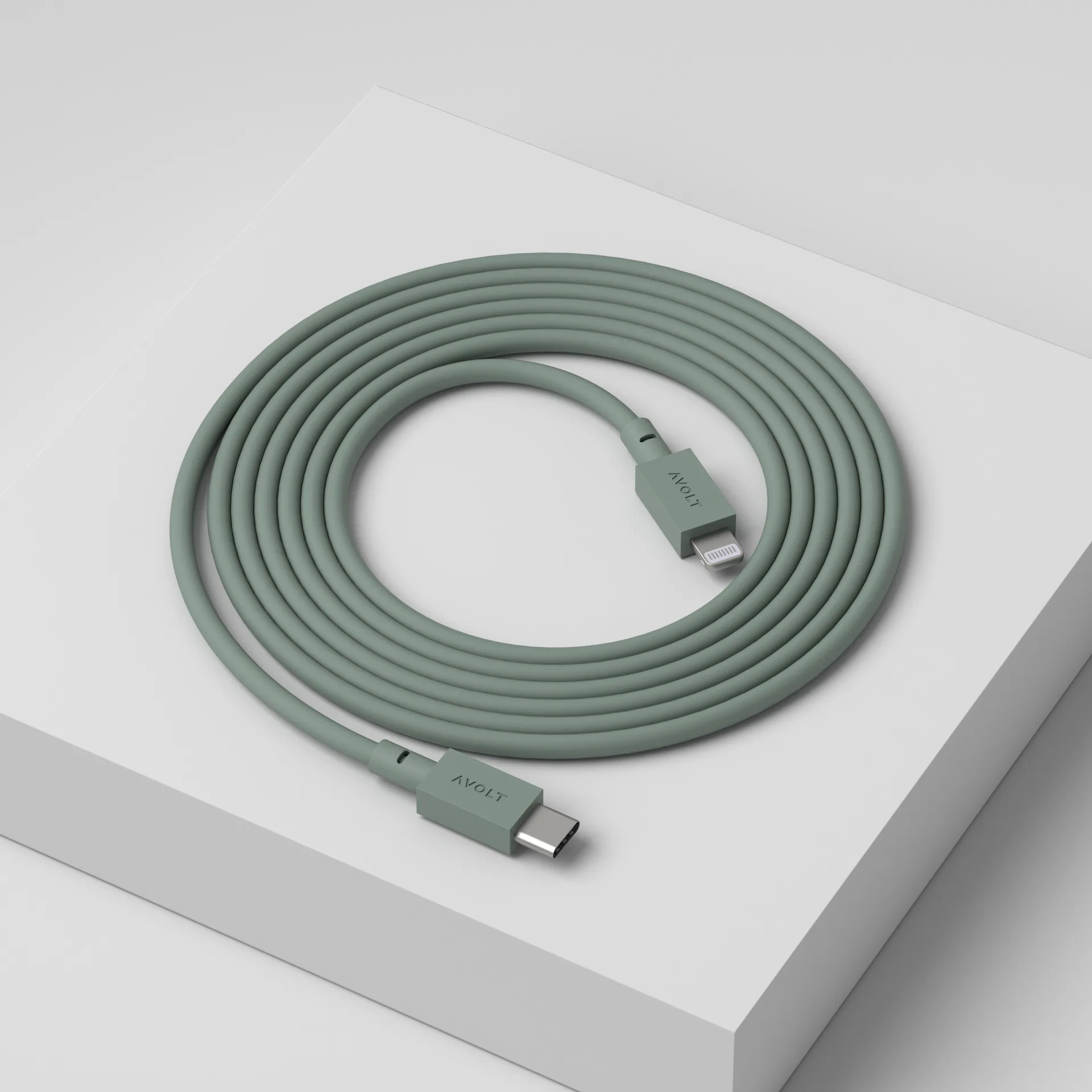 Cable 1 cavo di ricarica USB C a Lightning 2m, Oak Green Avolt