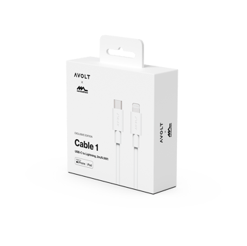 Cable 1 cavo di ricarica USB C a Lightning 2m - White Martinelli Luce Edition - Avolt