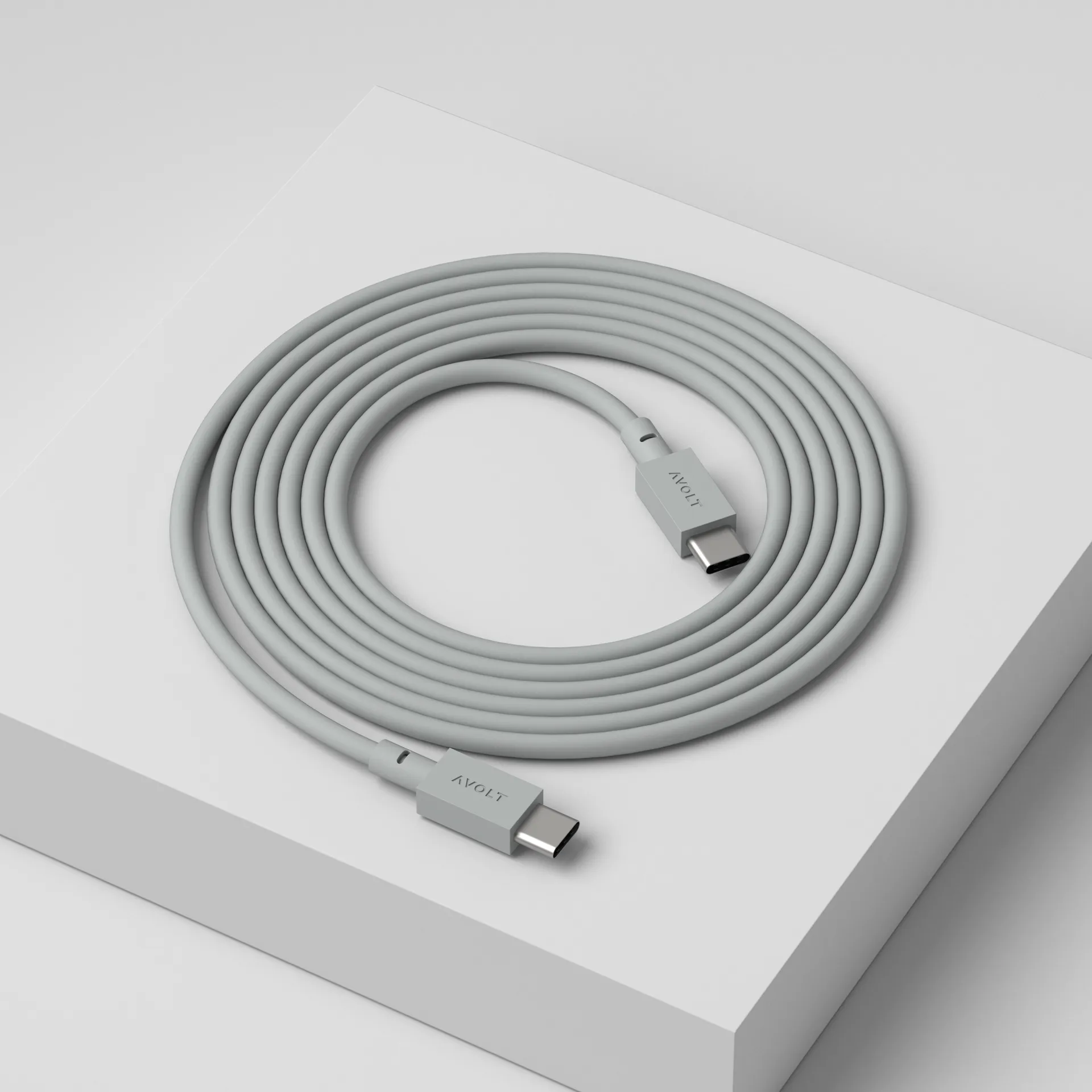 Cable 1 Cavo di ricarica USB-C a USB-C 2 m, Gotland gray Avolt