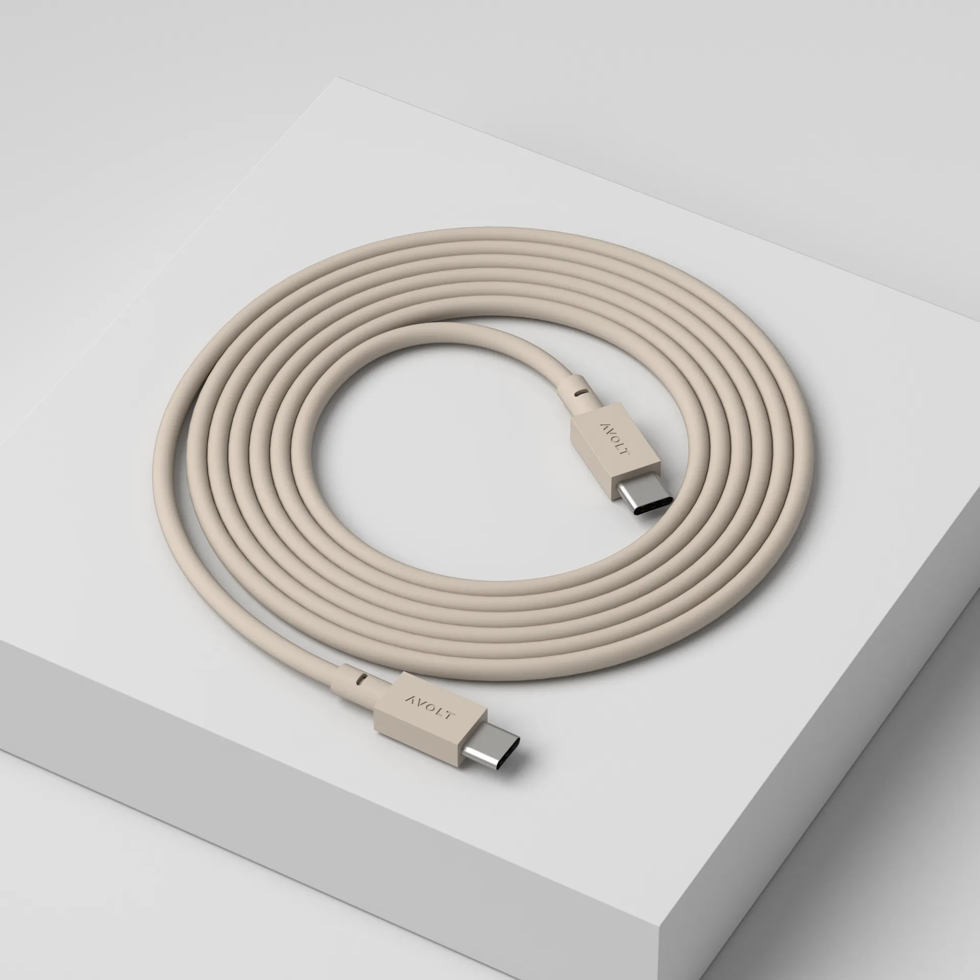 Cable 1 Cavo di ricarica USB-C a USB-C 2 m, Nomad sand Avolt