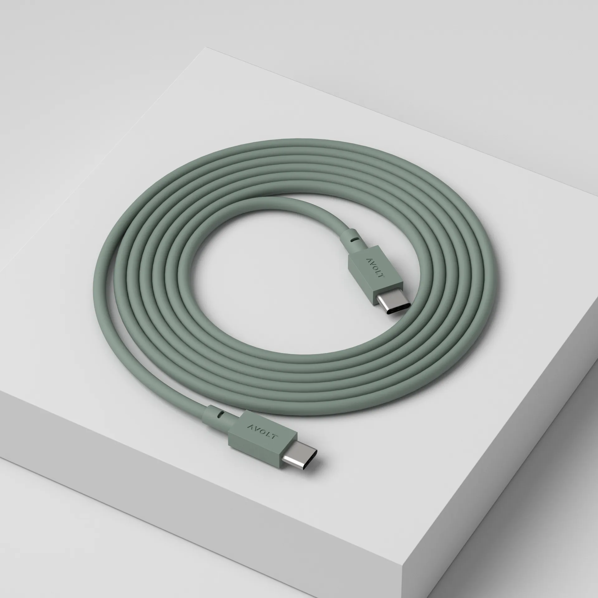 Cable 1 Cavo di ricarica USB-C a USB-C 2 m, Oak green Avolt