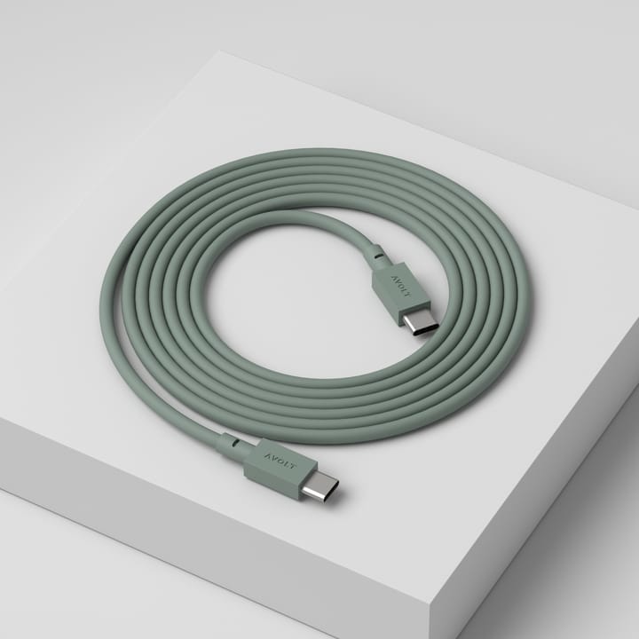 Cable 1 Cavo di ricarica USB-C a USB-C 2 m - Oak green - Avolt