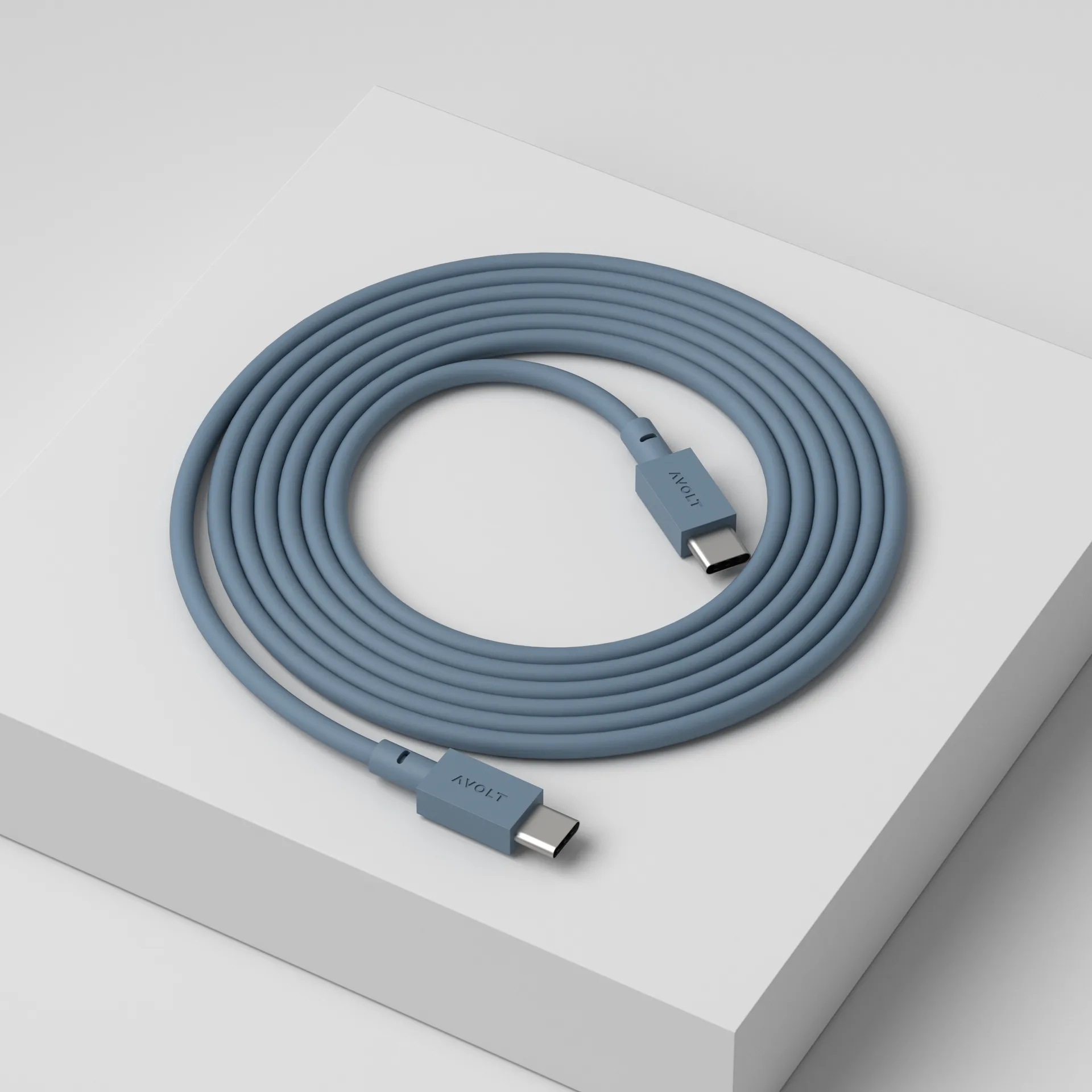 Cable 1 Cavo di ricarica USB-C a USB-C 2 m, Shark blue Avolt