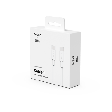 Cable 1 Cavo di ricarica USB-C a USB-C 2 m - White Martinelli Luce Edition - Avolt