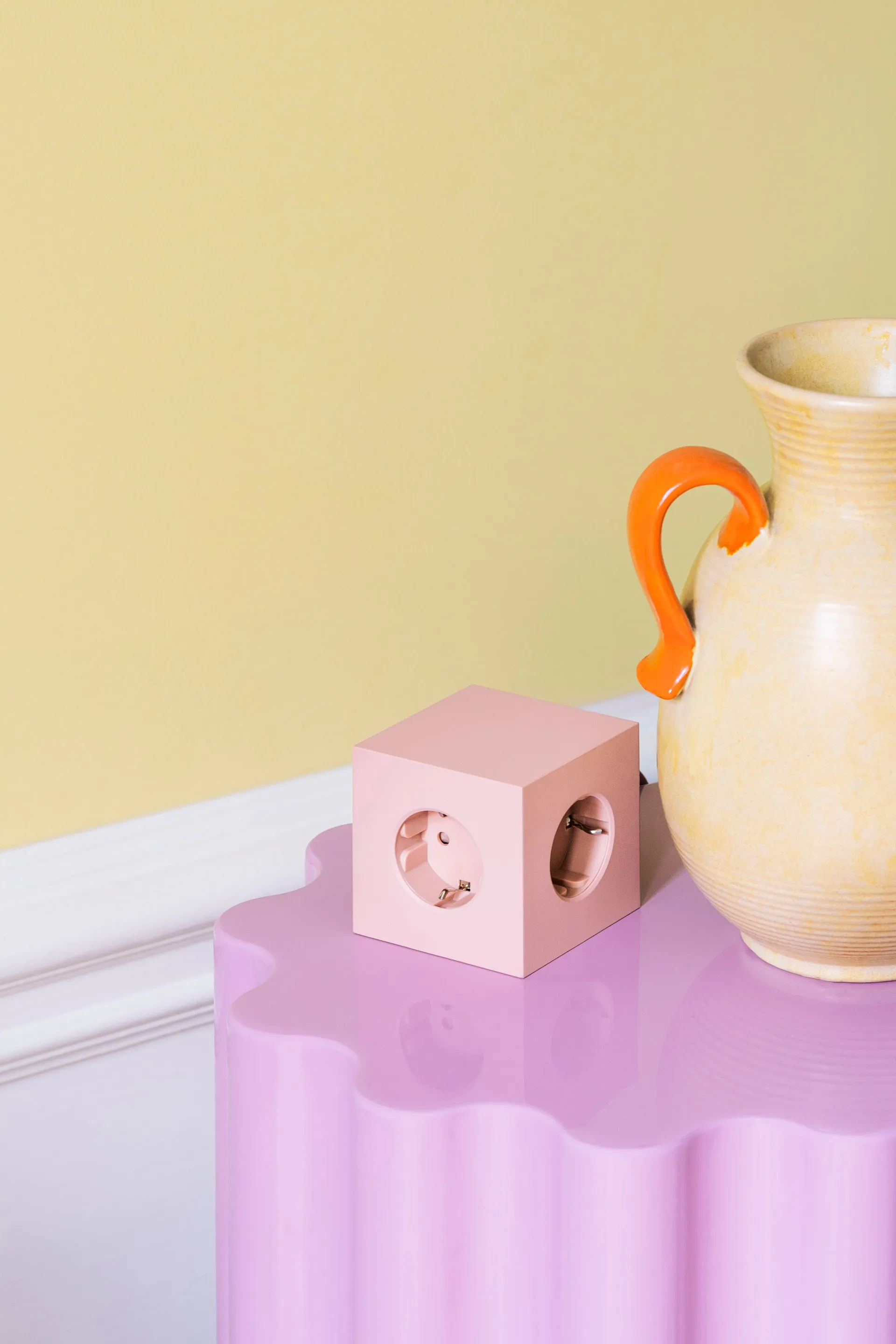 Presa multipla Square 1 USB-C 30W 3 m, New Pink Avolt