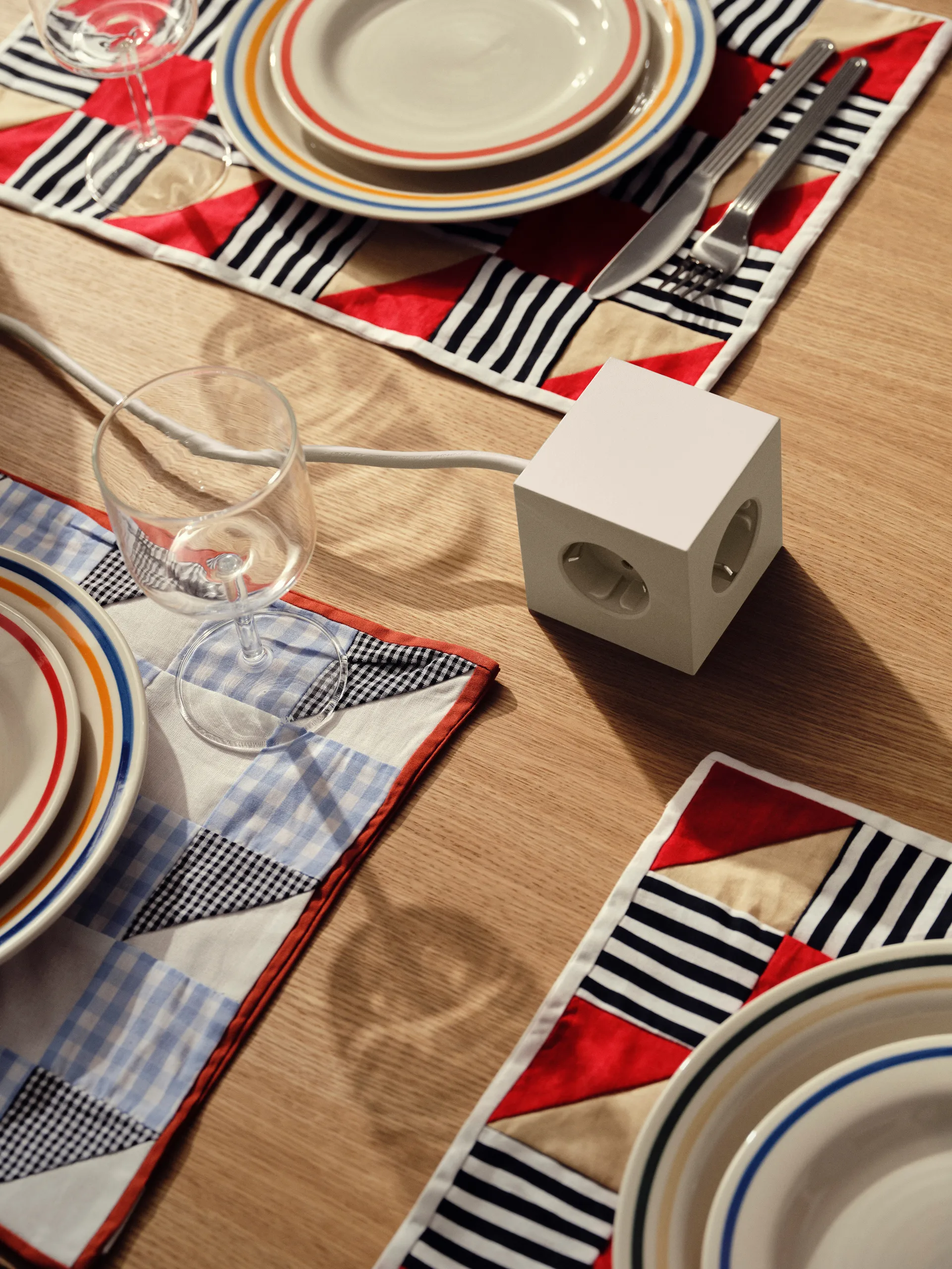 Presa multipla Square 1 USB-C 30W 3 m, Nomad Sand Avolt