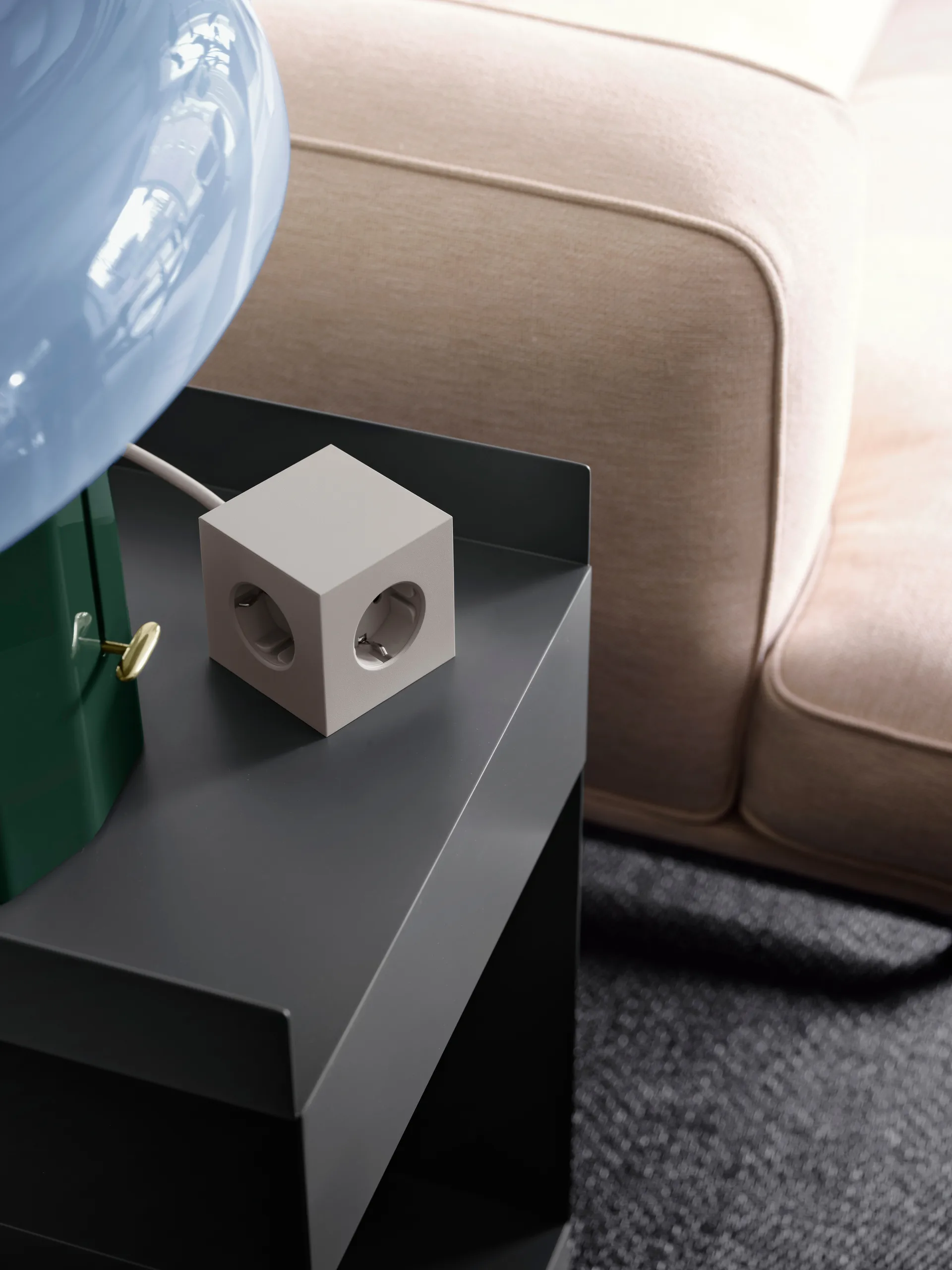 Presa multipla Square 1 USB-C 30W 3 m, Nomad Sand Avolt