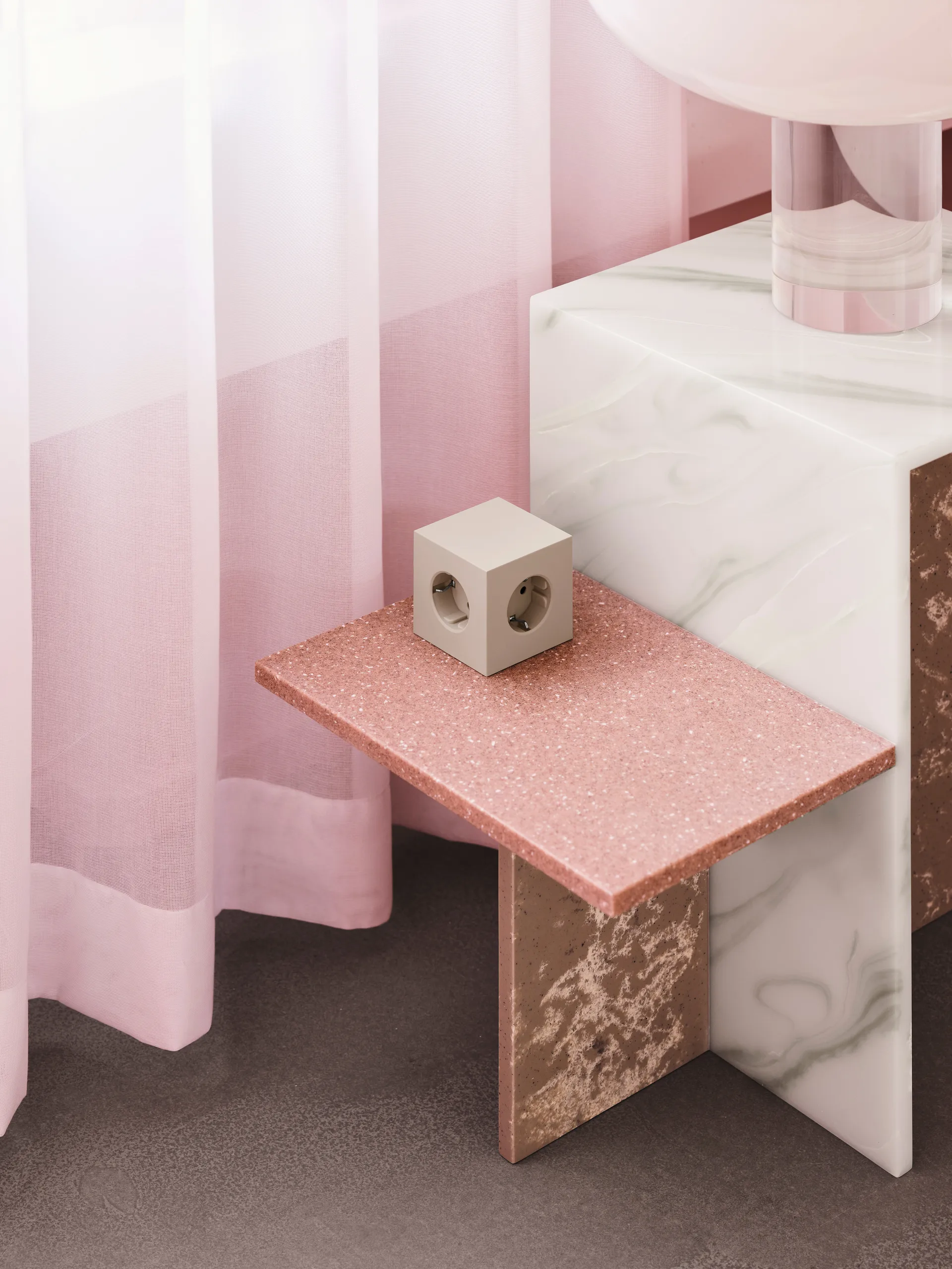 Presa multipla Square 1 USB-C 30W 3 m, Nomad Sand Avolt