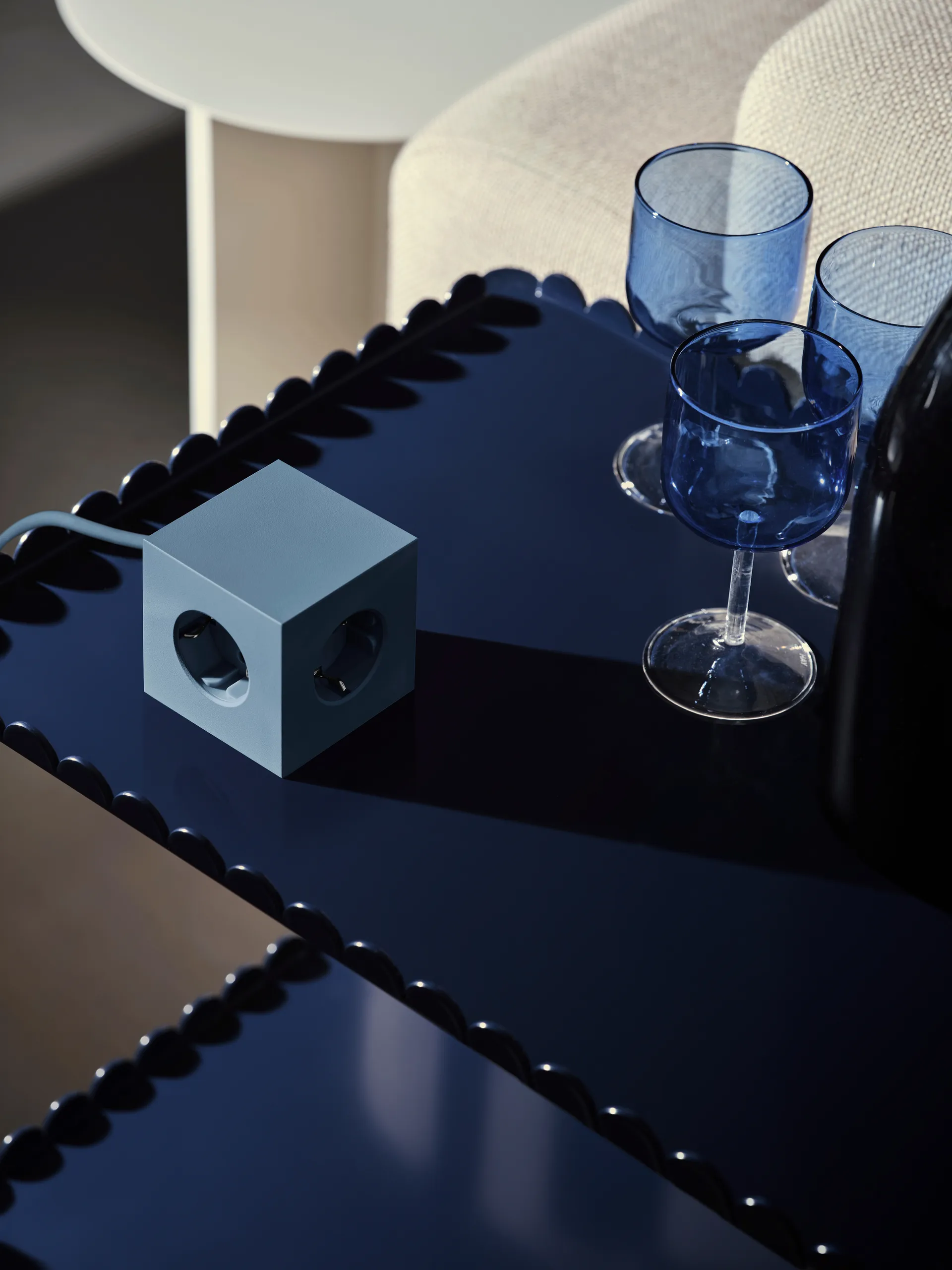 Presa multipla Square 1 USB-C 30W 3 m, Shark Blue Avolt