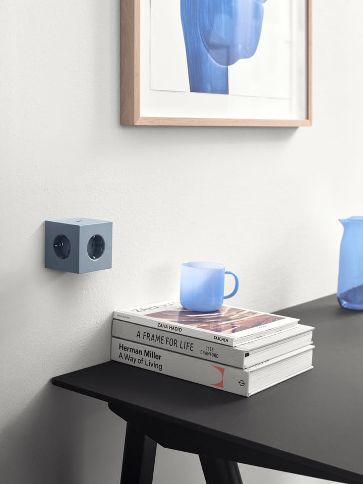 Presa multipla Square 1 USB-C 30W 3 m, Shark Blue Avolt