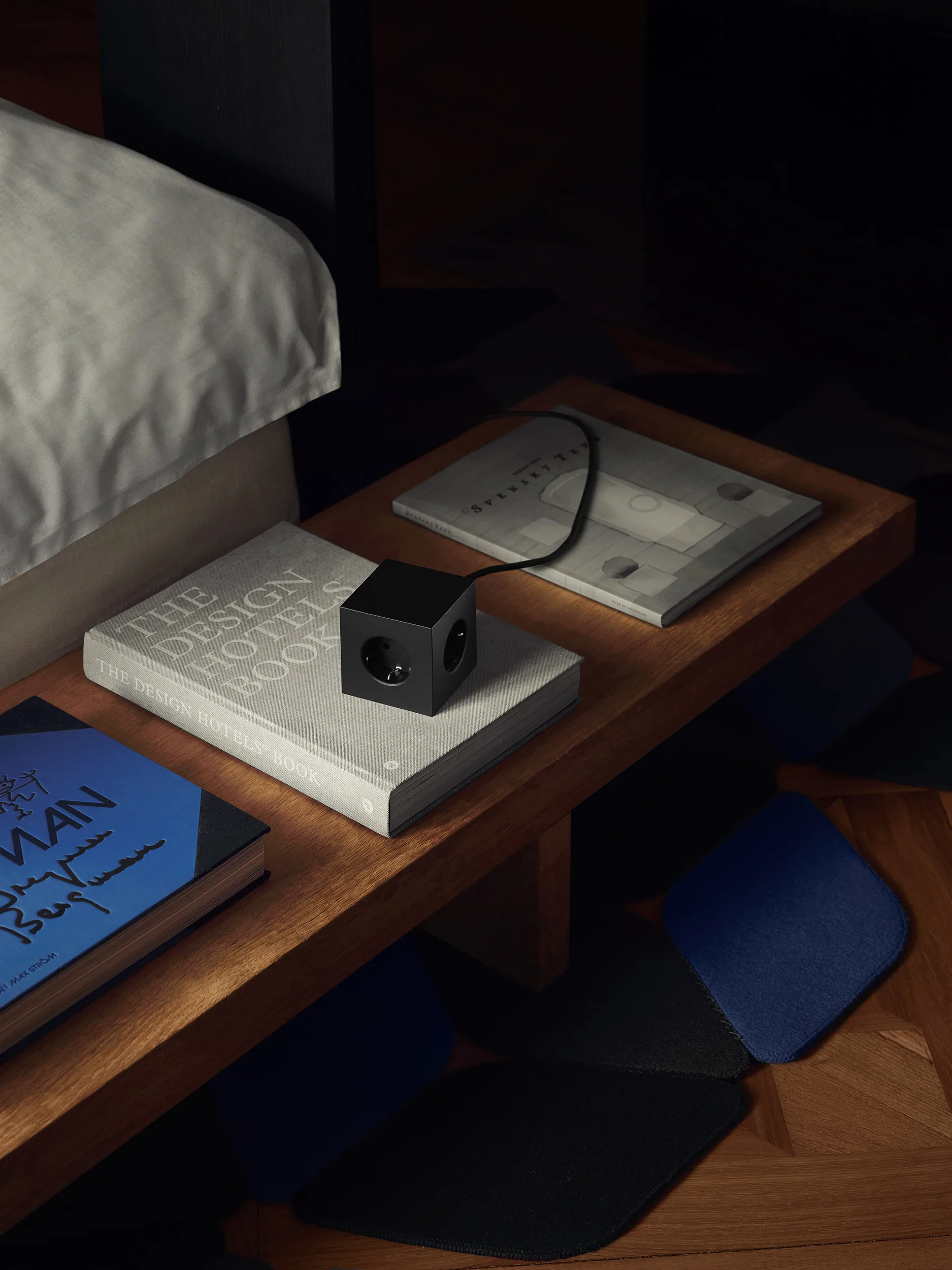 Presa multipla Square 1 USB-C 30W 3 m, Stockholm Black Avolt