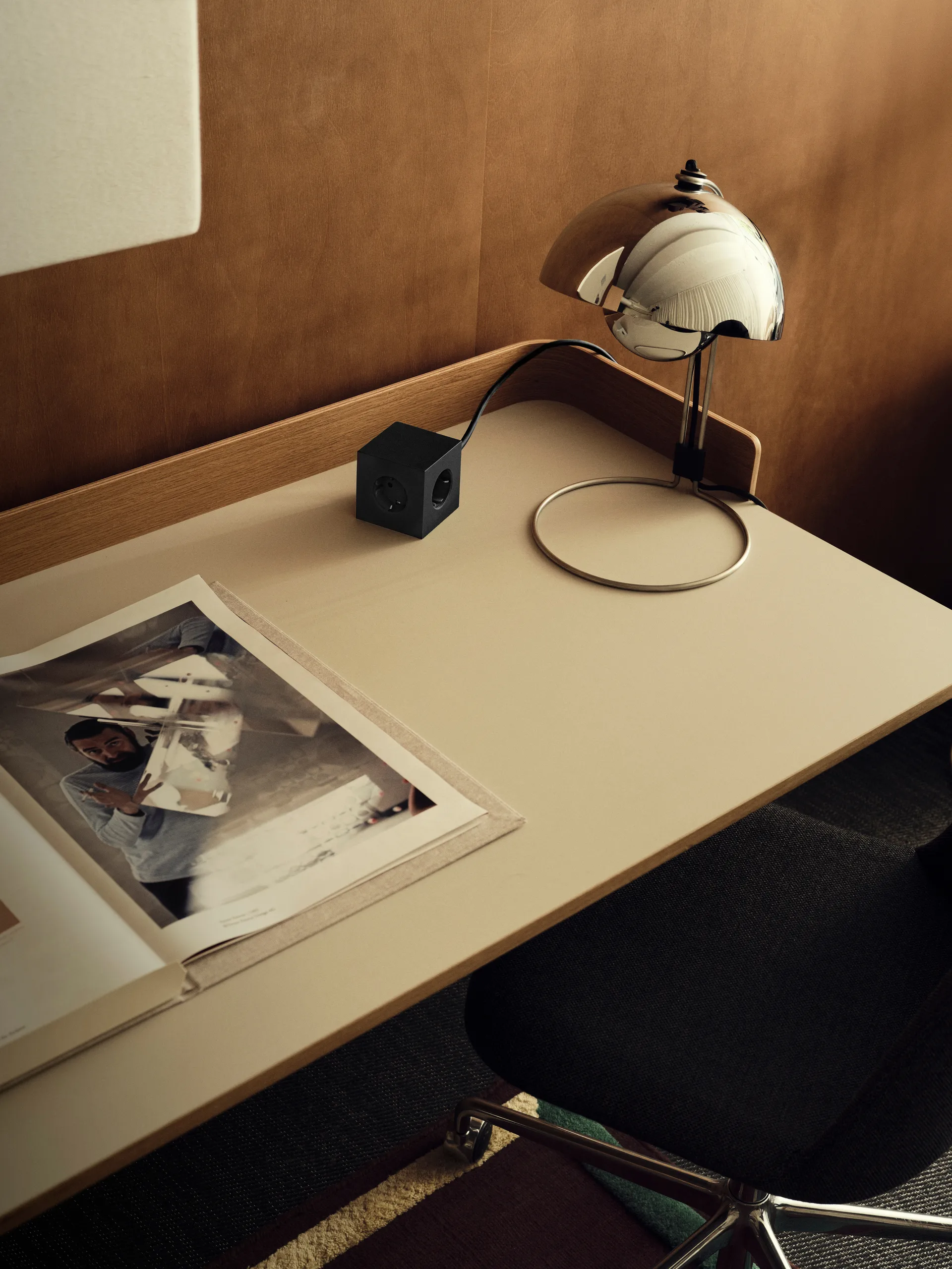 Presa multipla Square 1 USB-C 30W 3 m, Stockholm Black Avolt