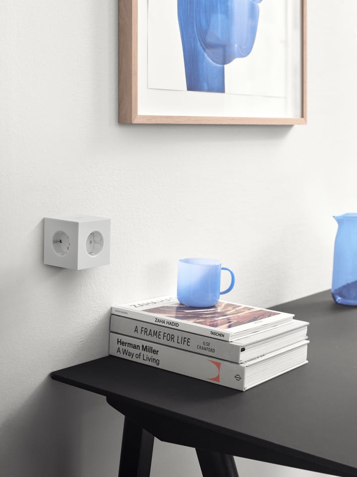 Presa multipla Square 1 USB-C 30W 3 m, White Martinelli Luce edition Avolt