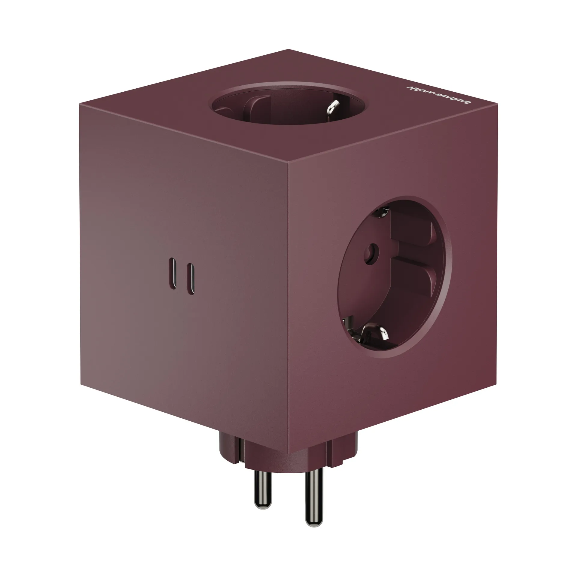 Prese AVOLT x Bauhaus-Archiv Square 2 prese USB-C, Mulberry Red Avolt