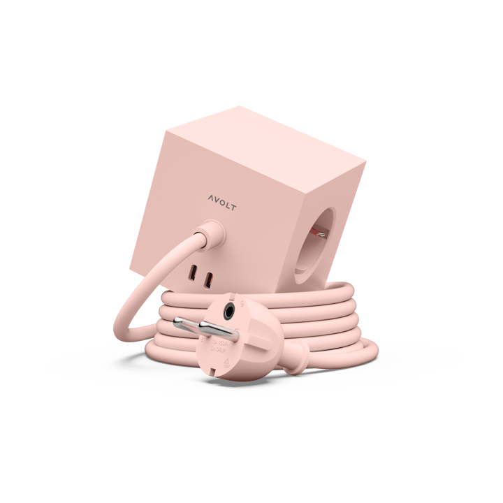 Square 1 presa a muro USB-C 30W 1,8 m - New Pink - Avolt