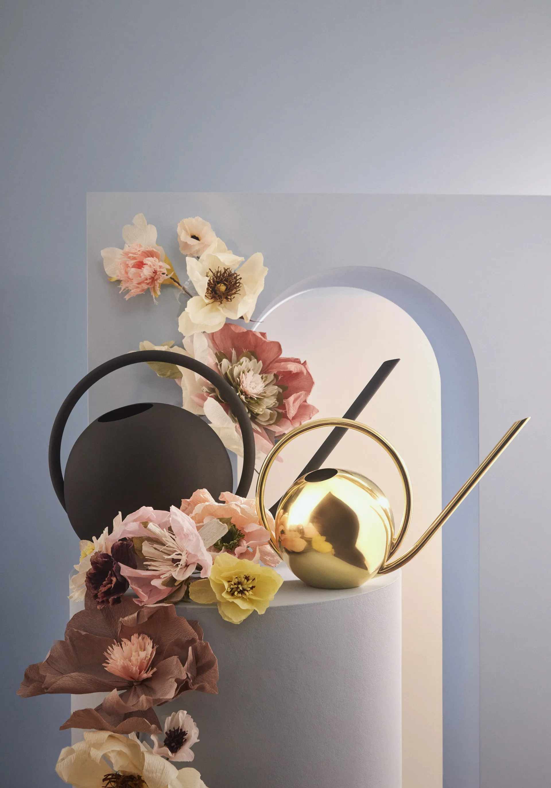 Annaffiatoio Globe 34 cm, Nero AYTM