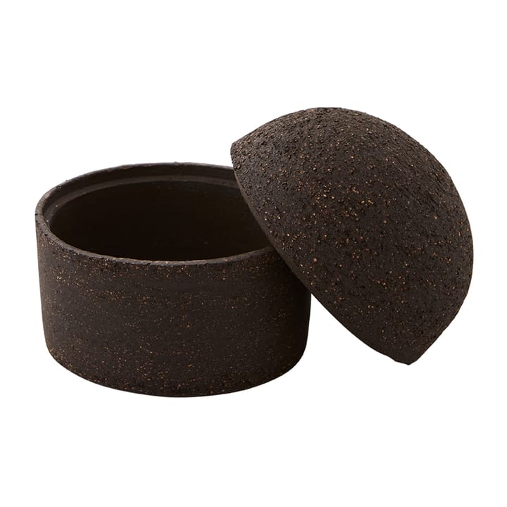 Barattolo Terra con coperchio Ø 10,7 cm, Java brown AYTM
