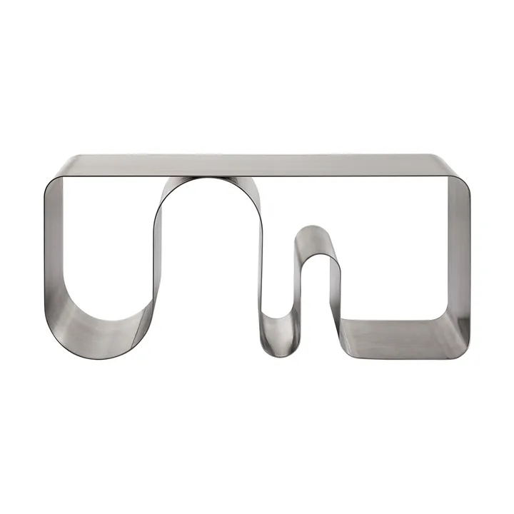 Curva Solid panca con seduta - Color argento, 100 cm - AYTM