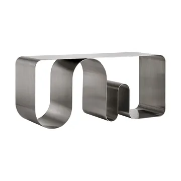 Curva Solid panca con seduta - Color argento, 100 cm - AYTM
