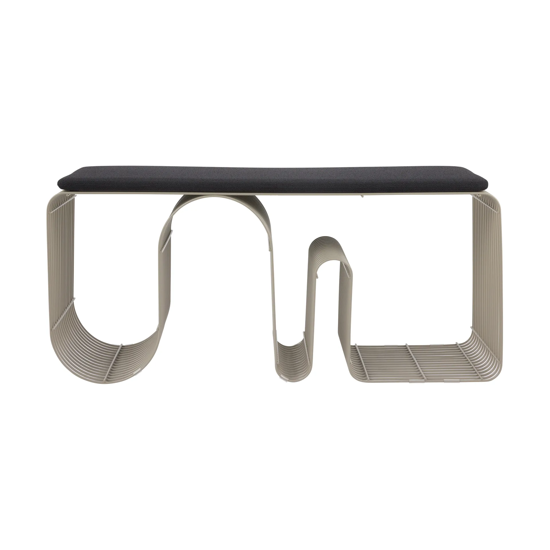 Cuscino per panca Curva 32x95,5 cm, Antracite AYTM