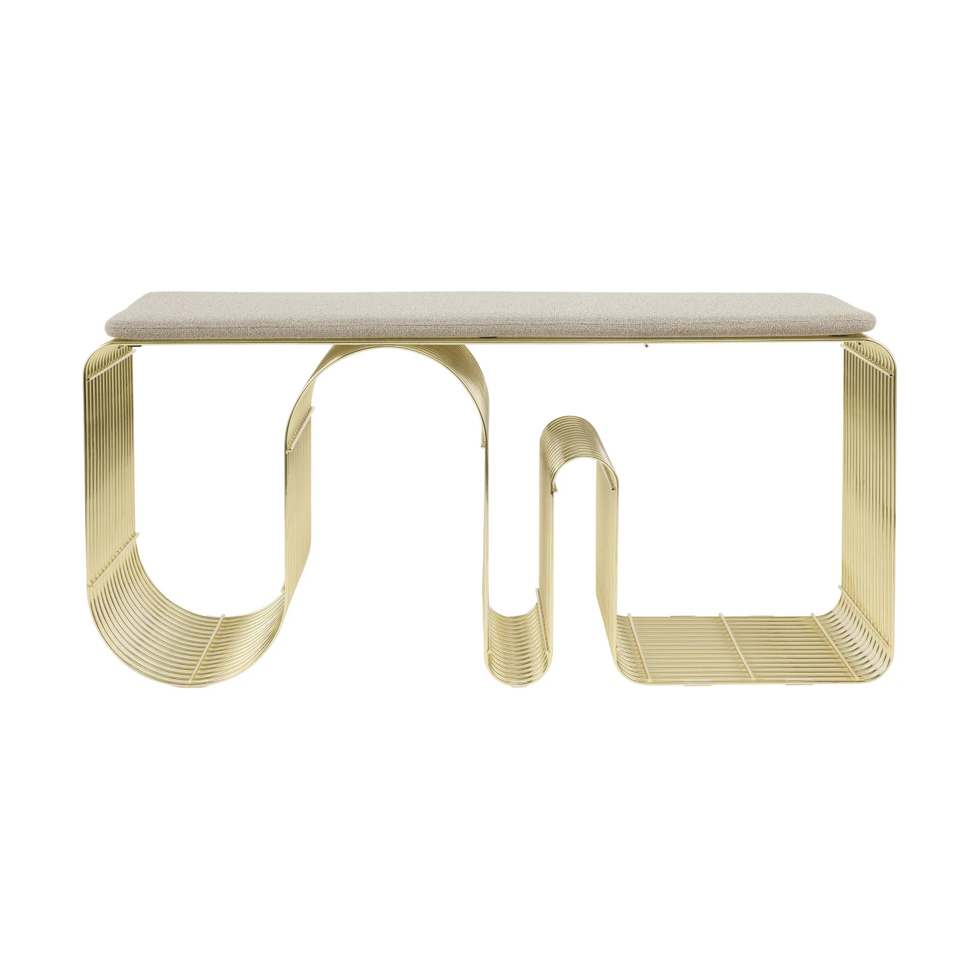 Cuscino per panca Curva 32x95,5 cm, Taupe AYTM