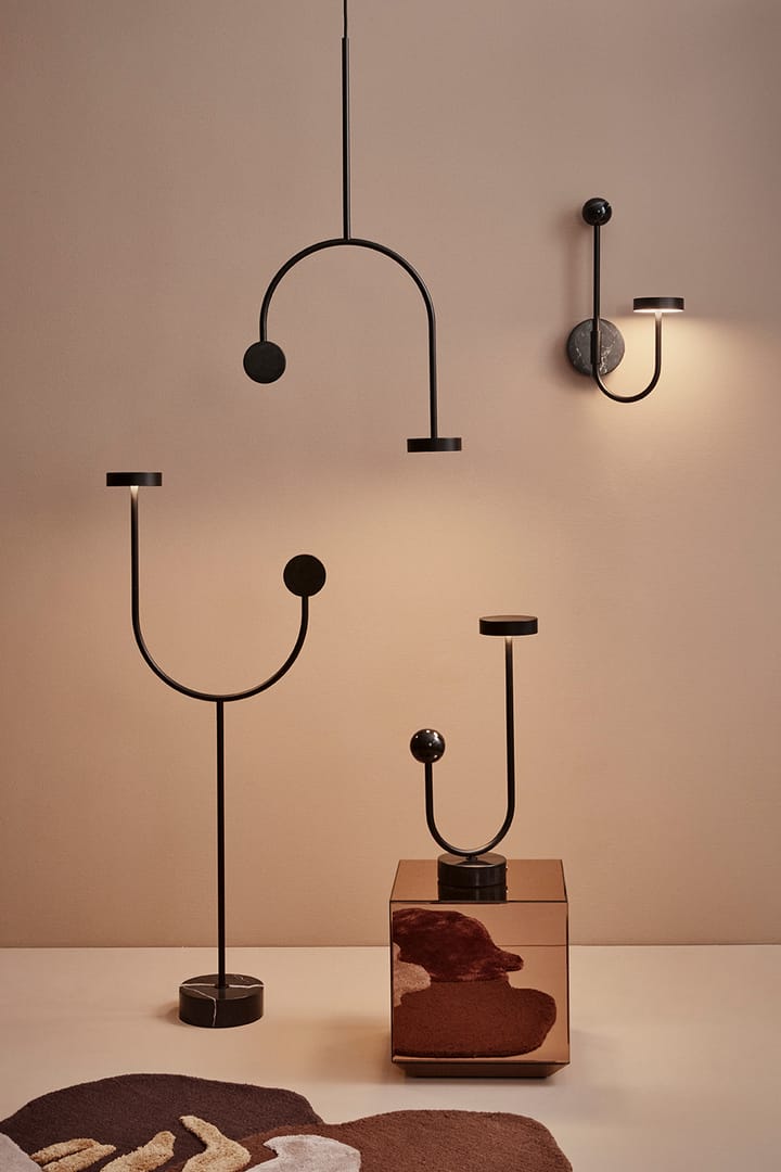 Lampada da pavimento GRASIL 51,5x127,6 cm, Nero, nero AYTM