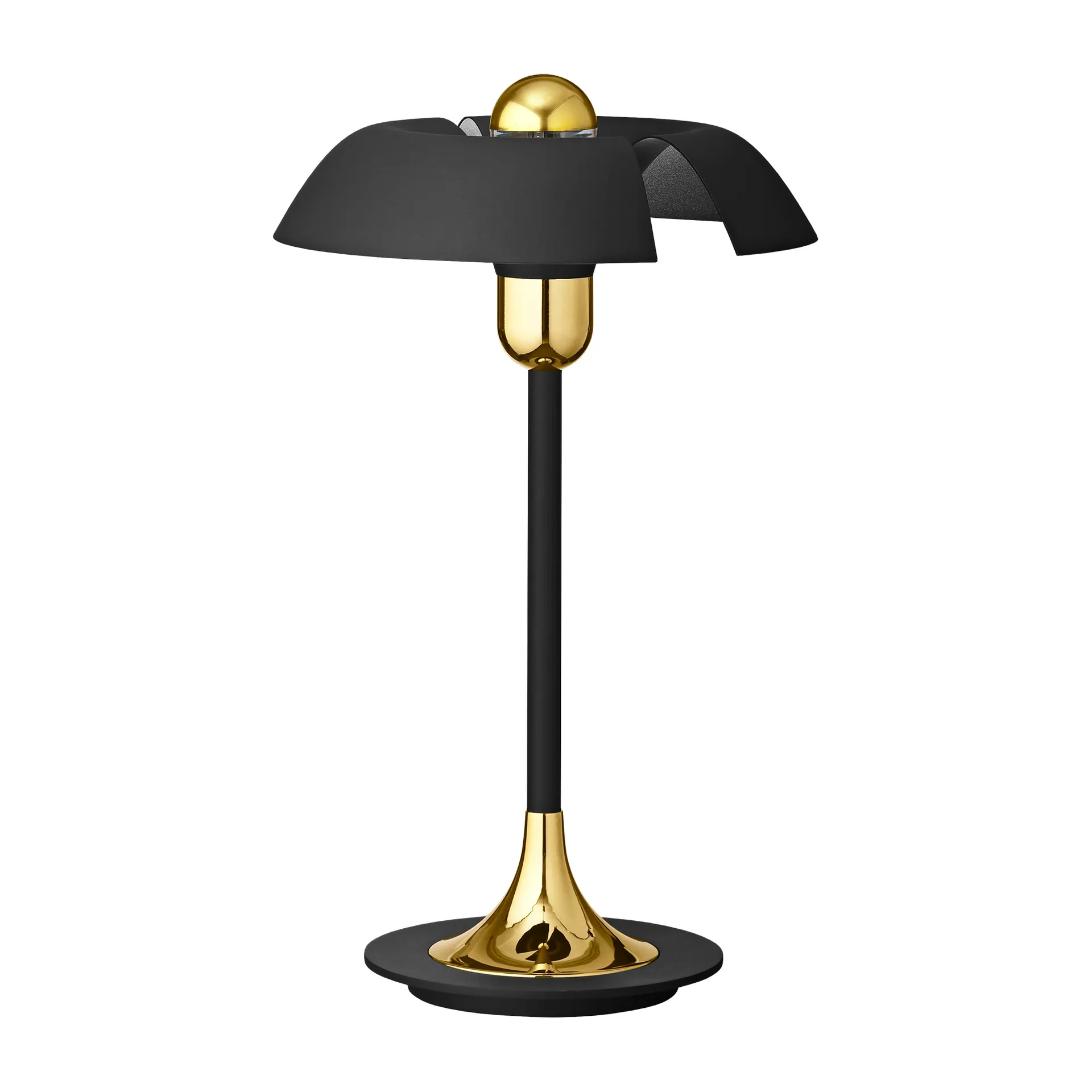 Lampada da tavolo Cycnus 46 cm, Nero-oro AYTM
