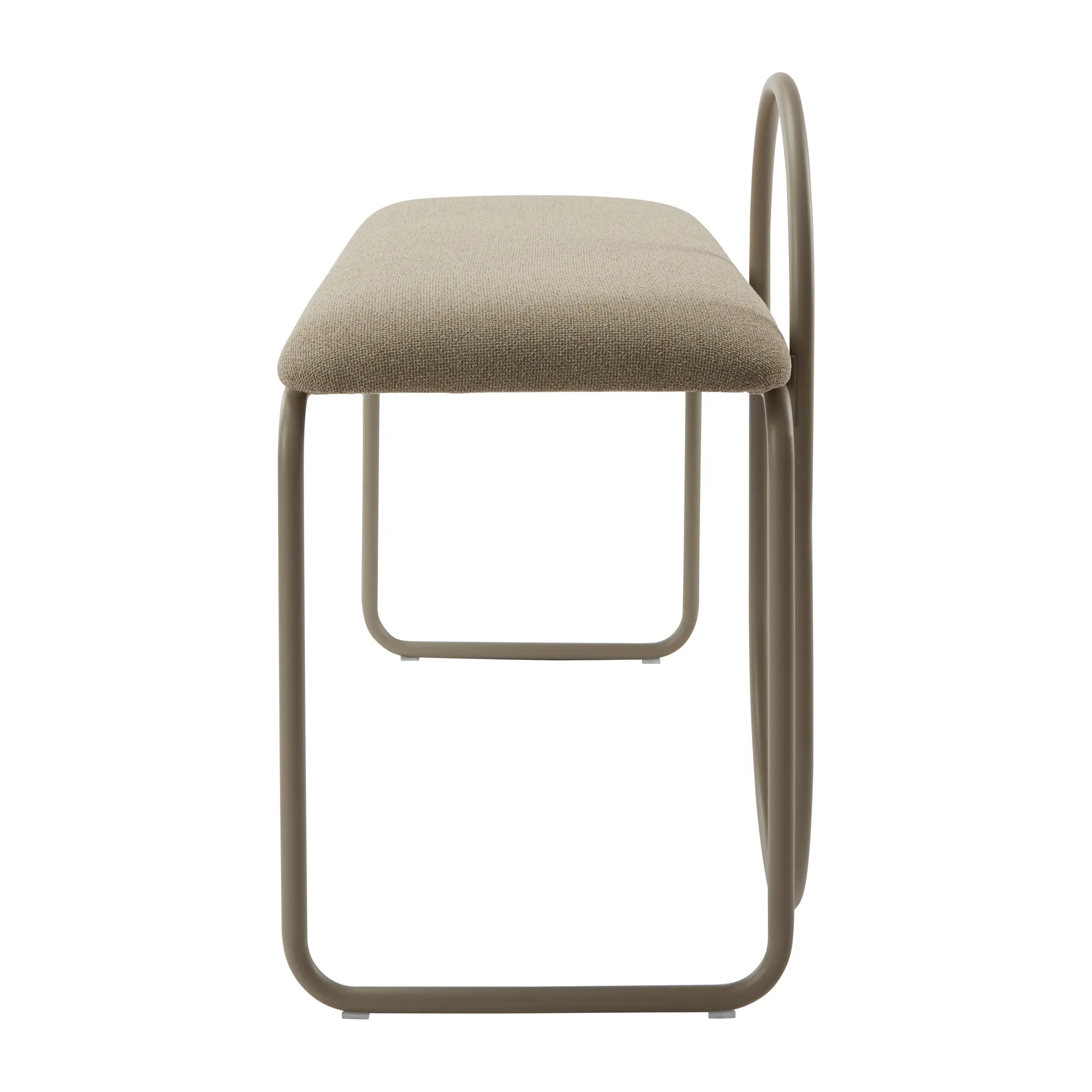 Panca Angui in bouclé, Grigio talpa AYTM