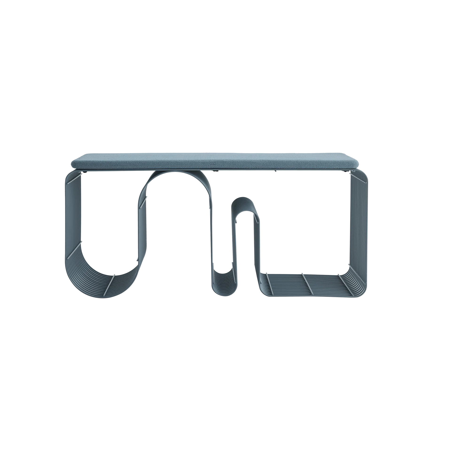 Panca Curva 100 cm, Dusty blue AYTM