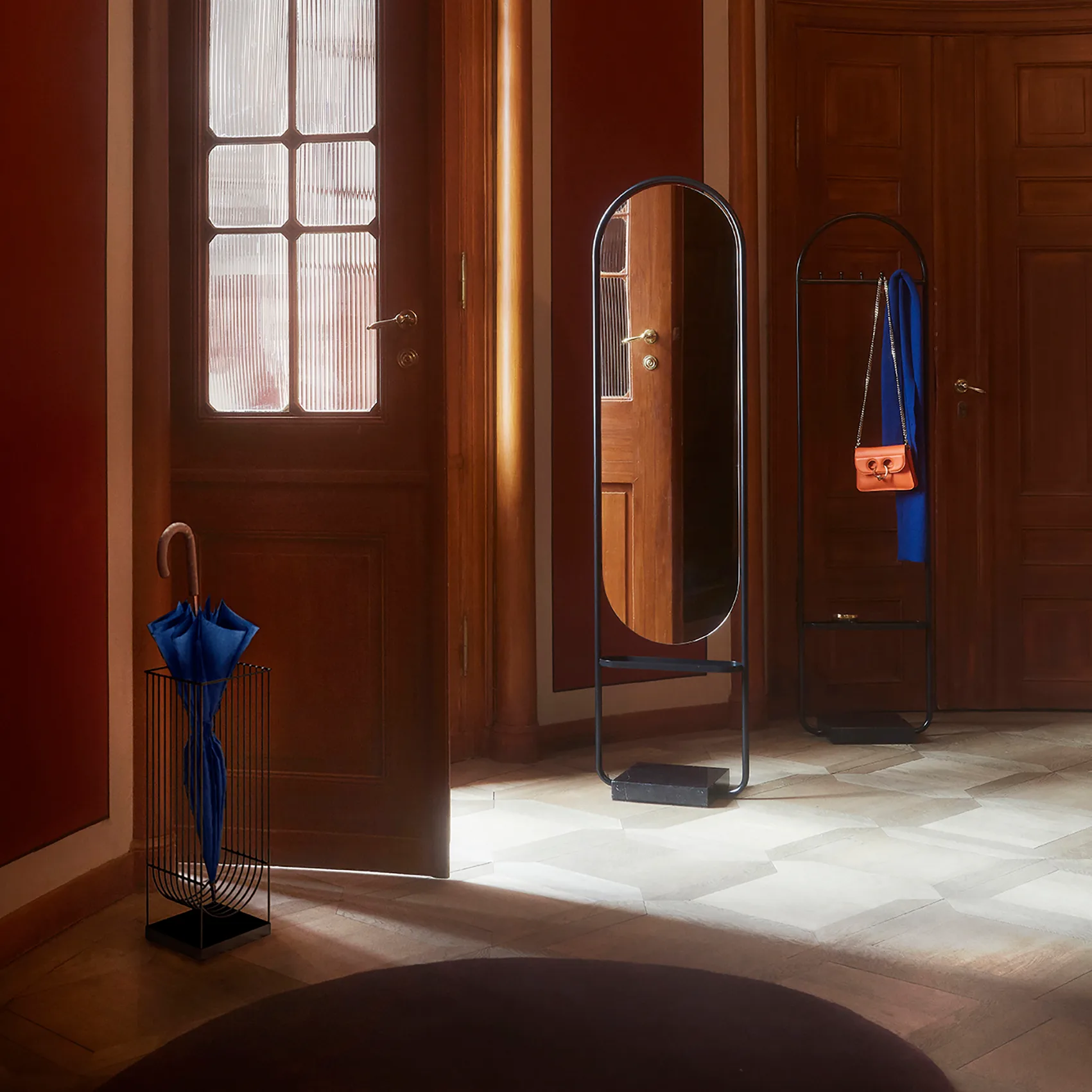 Porta ombrelli Curva , Nero AYTM