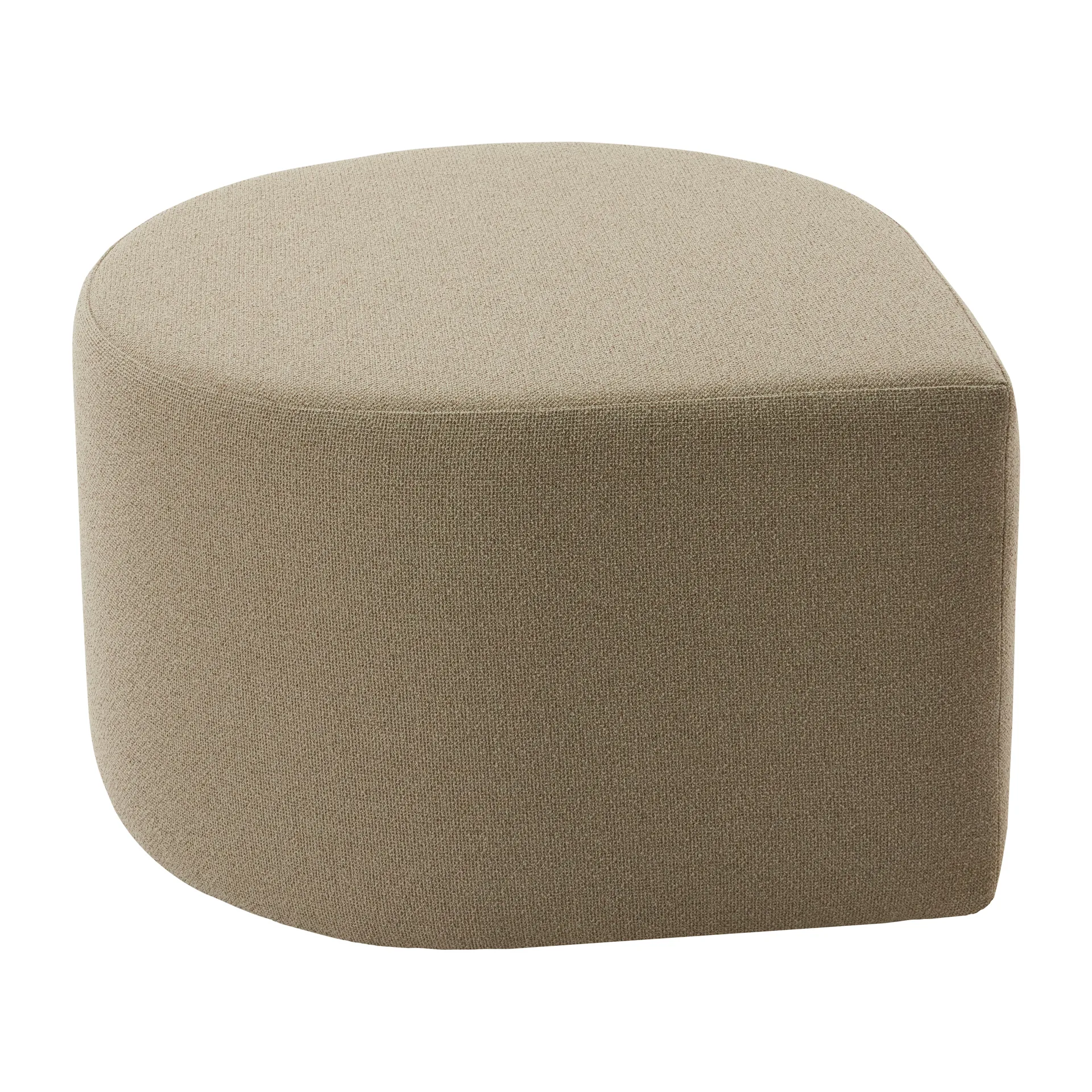 Pouf Stilla in bouclé, Grigio talpa AYTM