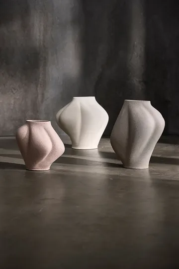 Saltare vaso - Cream, Ø15x25 cm - AYTM