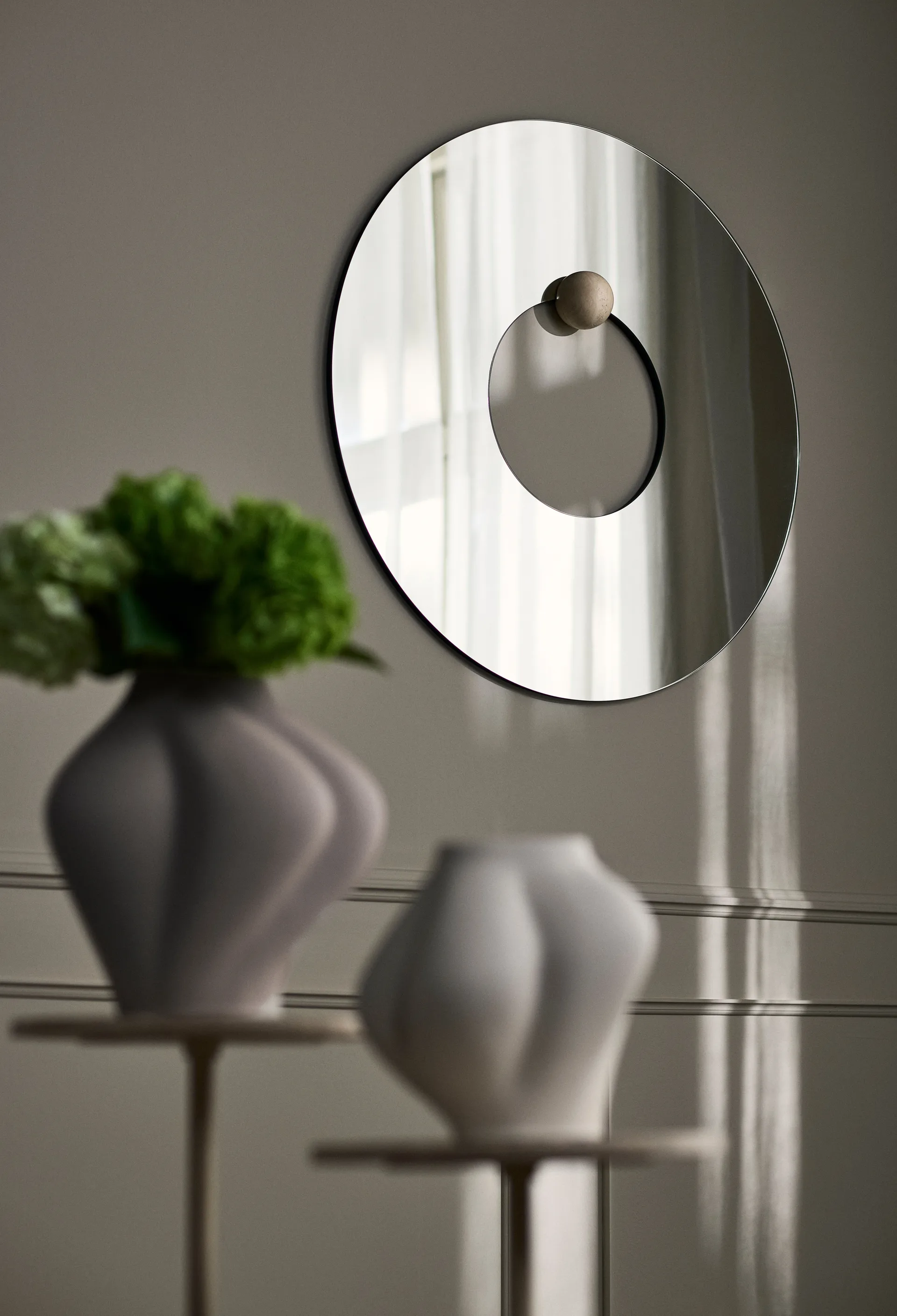 Saltare vaso, Taupe, Ø13,8x30 cm AYTM