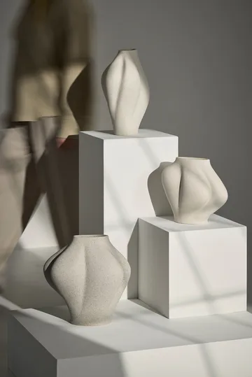 Saltare vaso - Taupe, Ø13,8x30 cm - AYTM