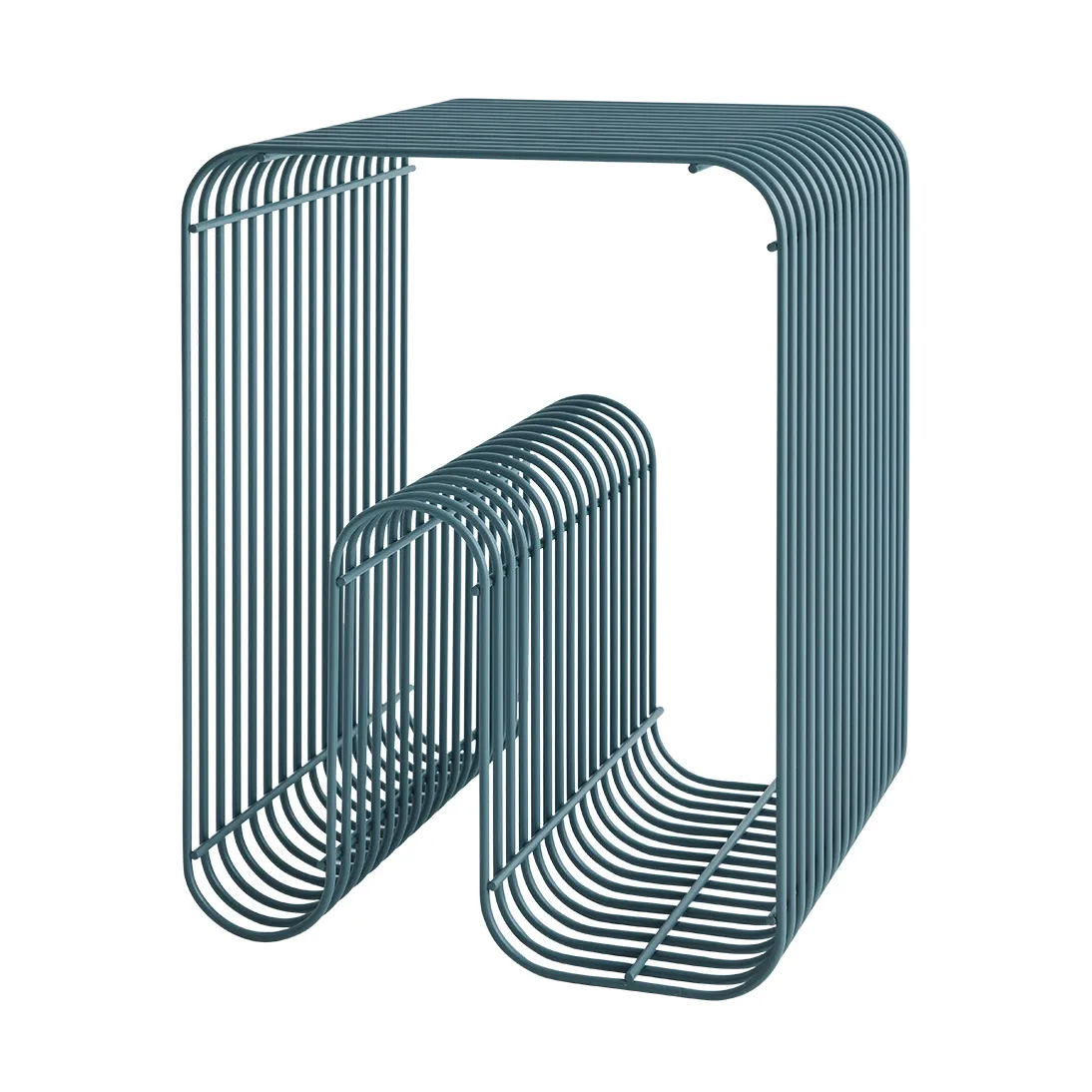 Sgabello Curve, Dusty blue AYTM